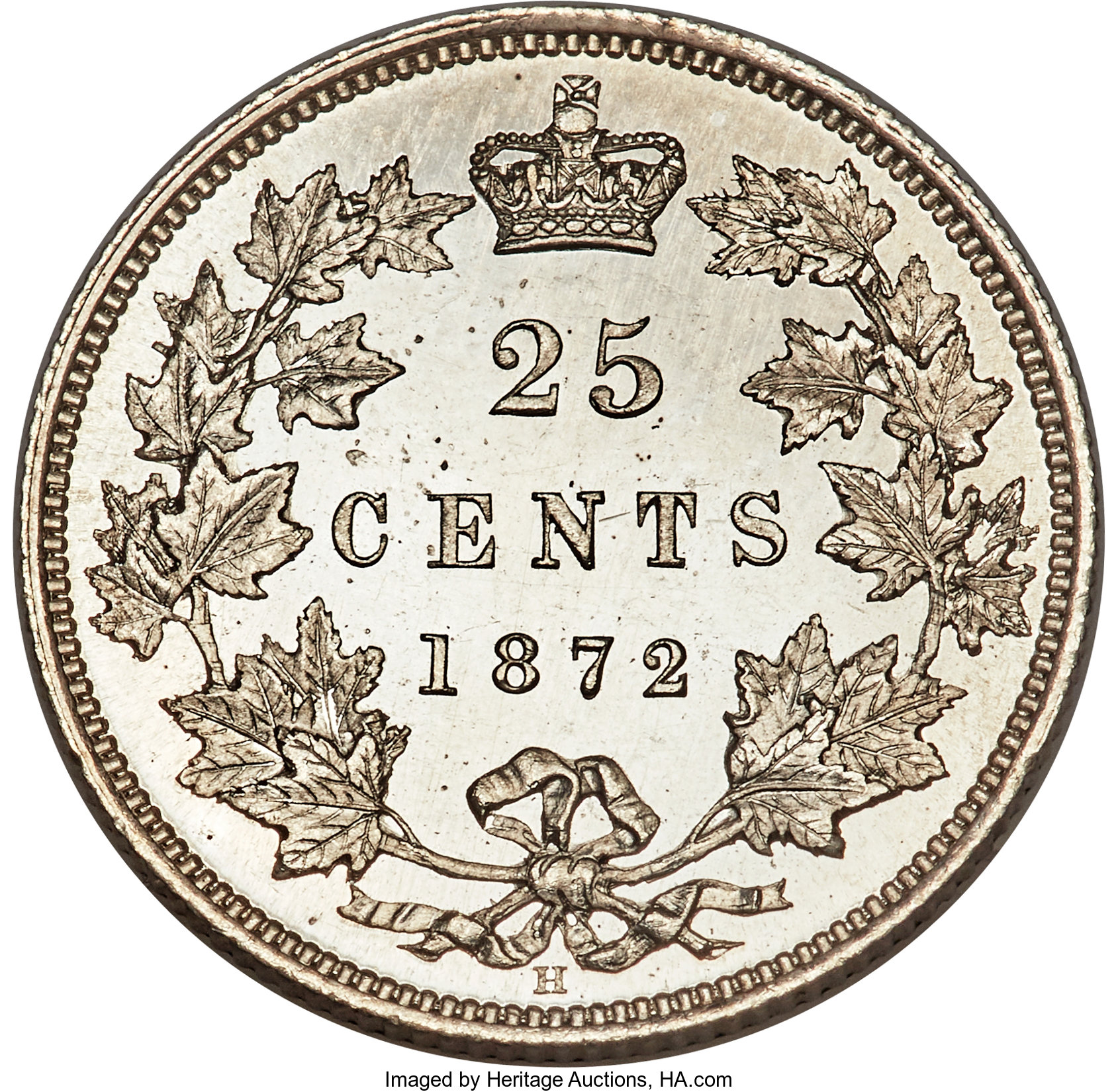 1872-H 25c MS65 thumbnail 8