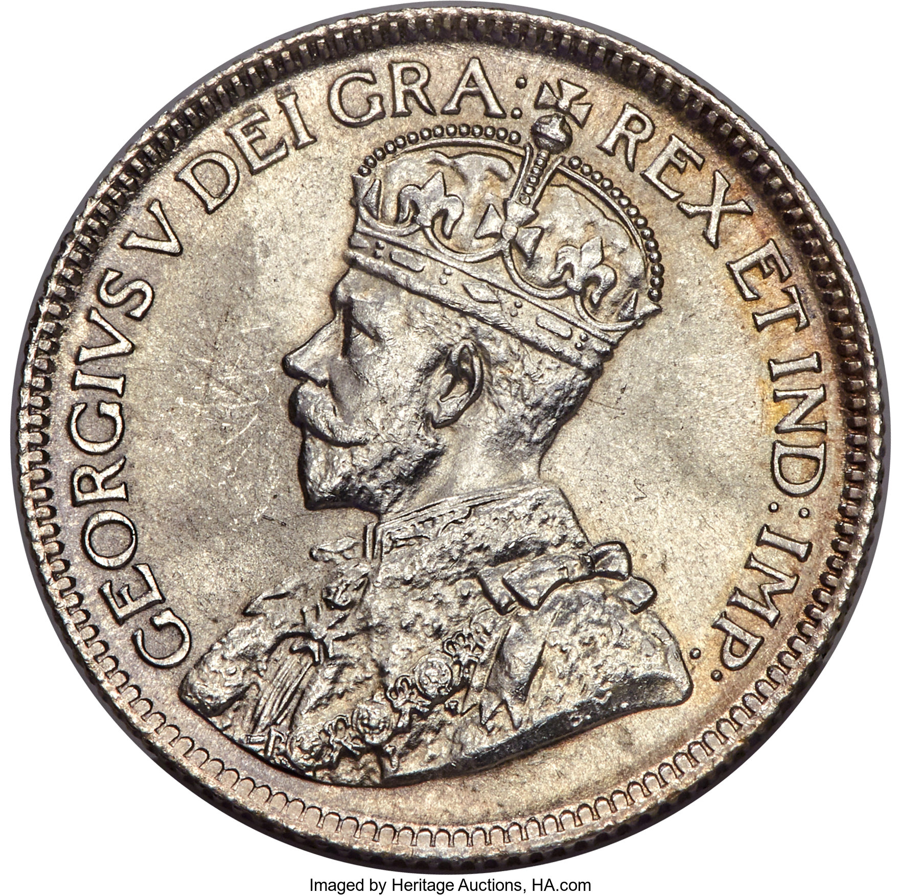 Canada: George V 25 Cents 1927 MS64 PCGS,...