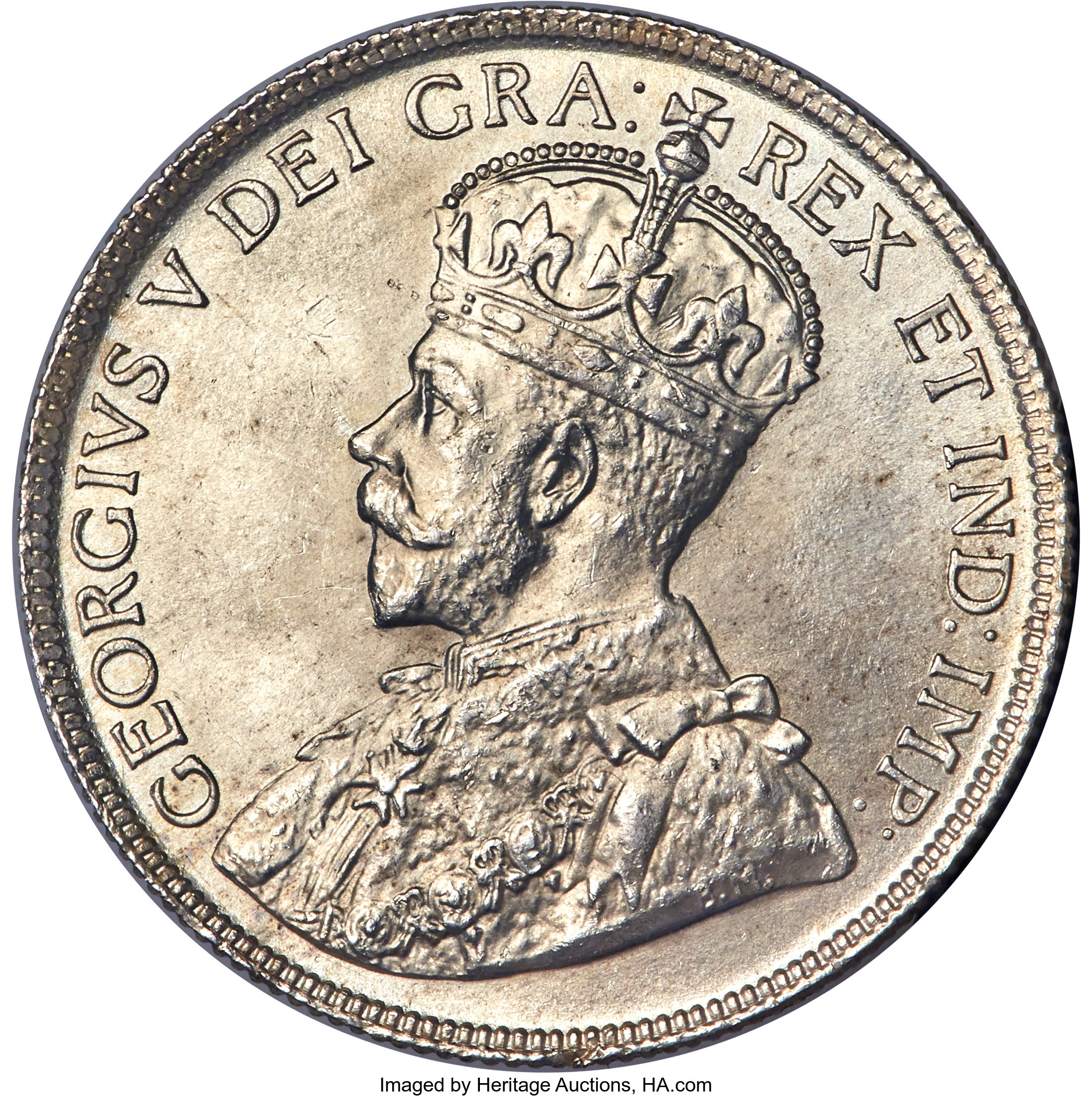 Canada: George V 50 Cents 1917 MS64+ PCGS, ...