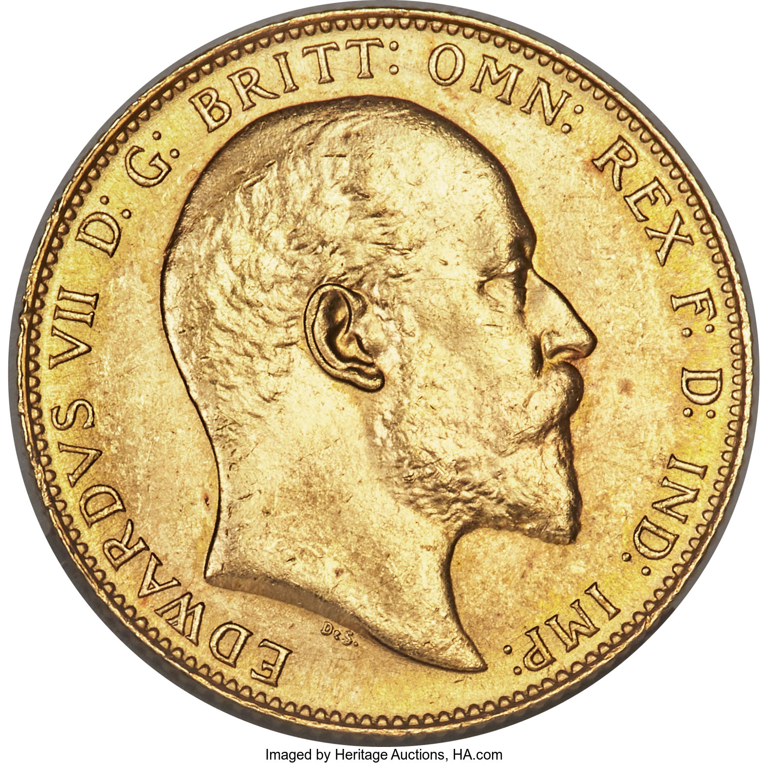Canada: Edward VII gold Sovereign 1910-C MS64 PCGS,...