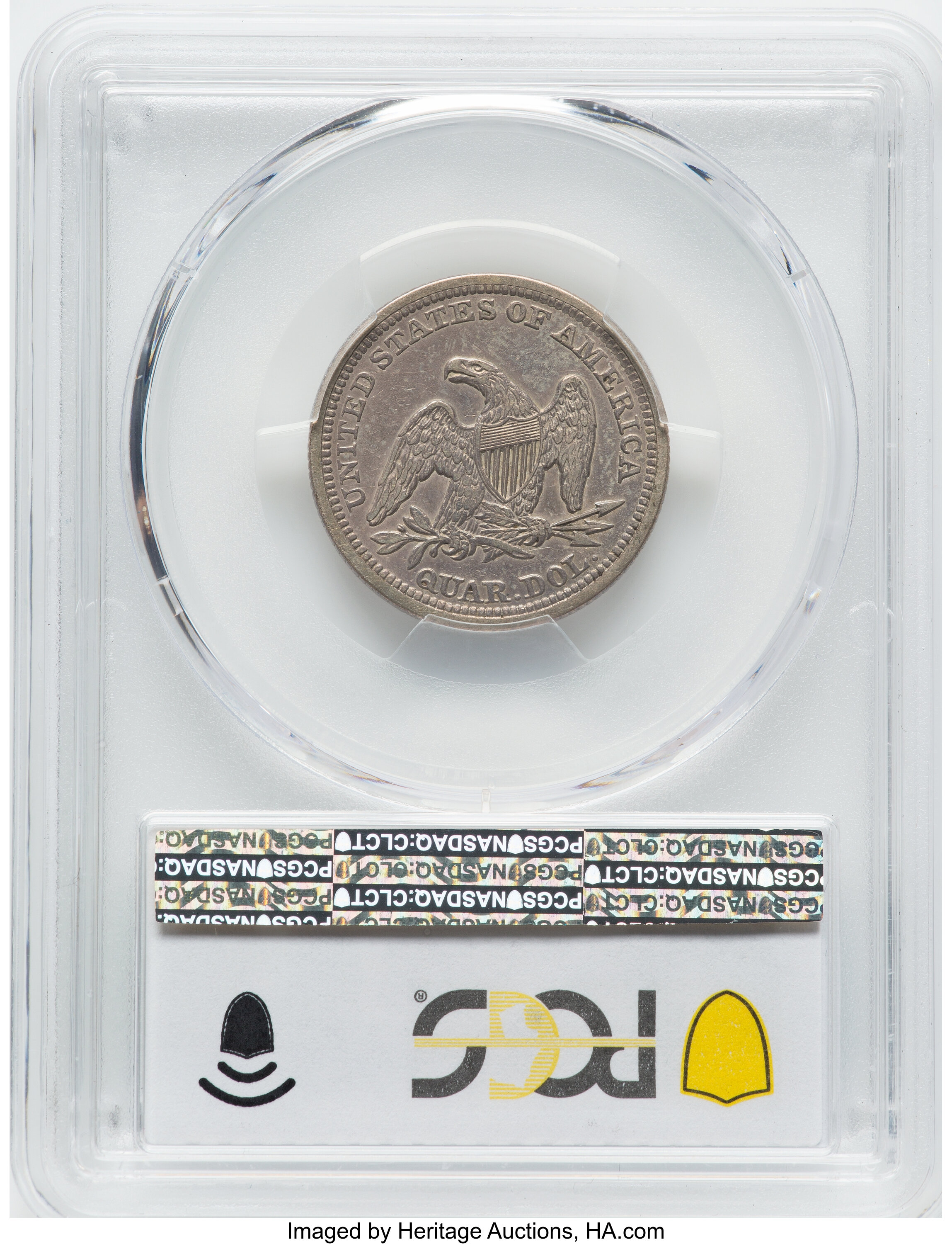 1852 25c XF40 thumbnail 2
