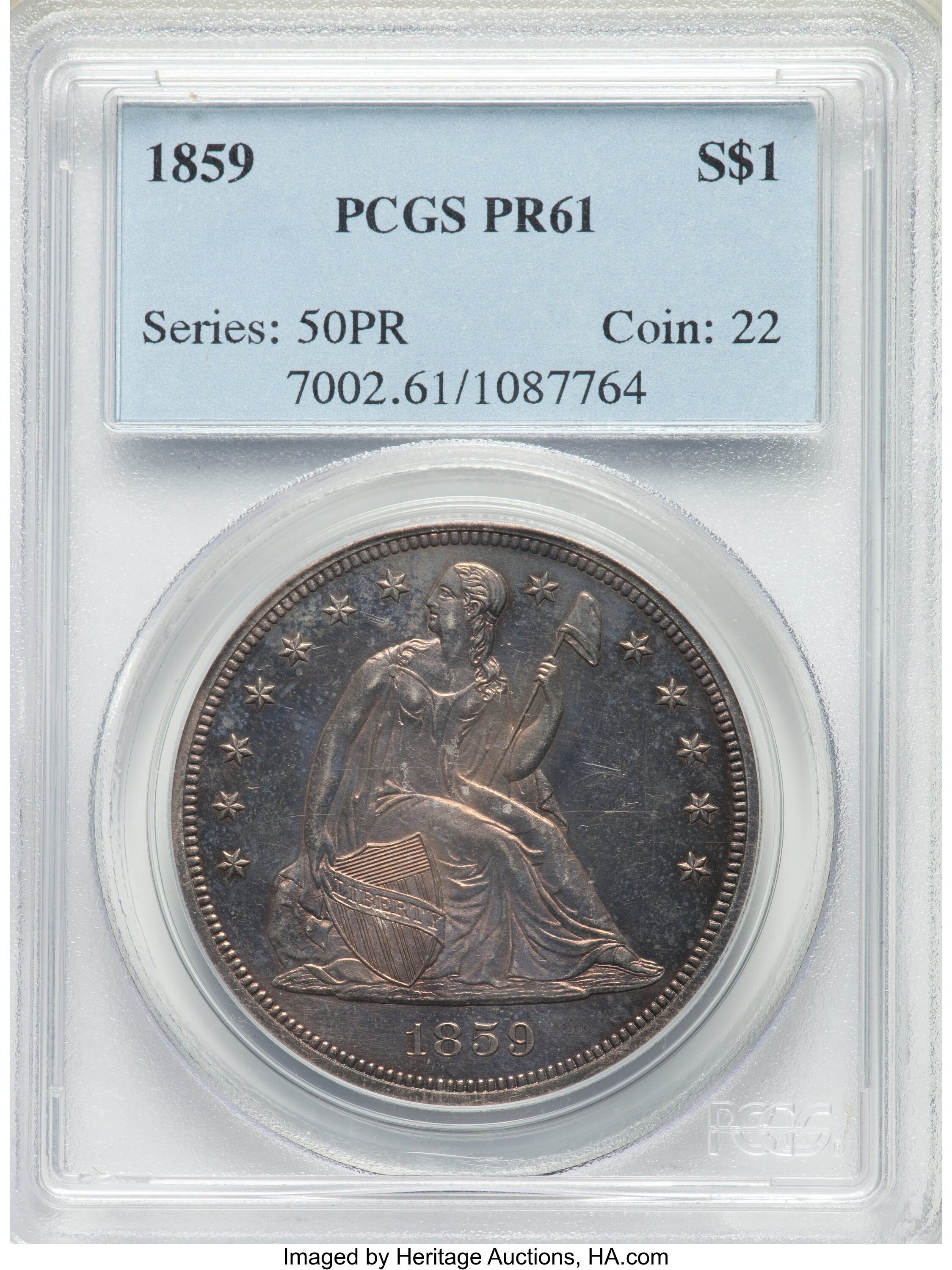 1859 $1 PR61 thumbnail 4