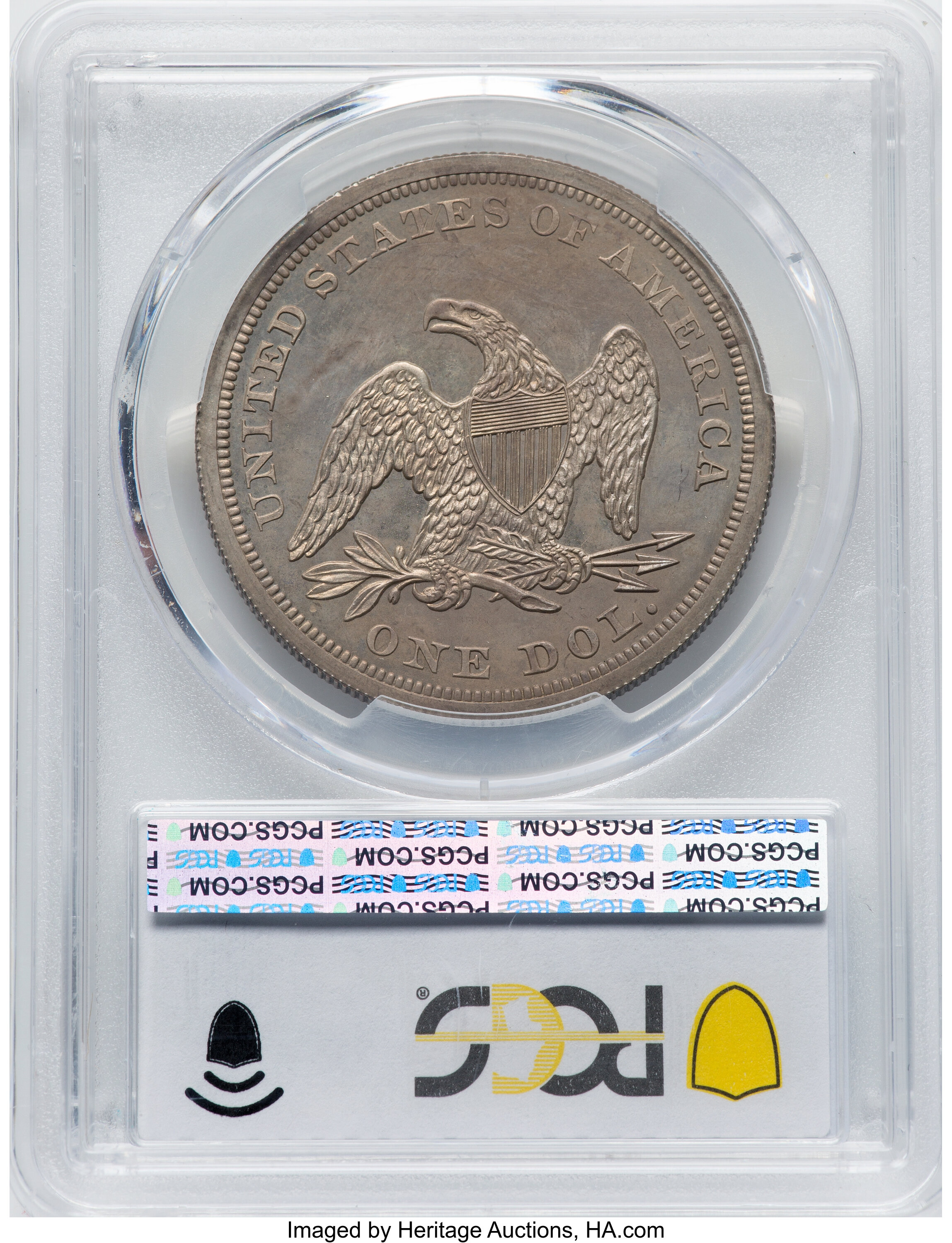 1864 $1 PR65 thumbnail 2