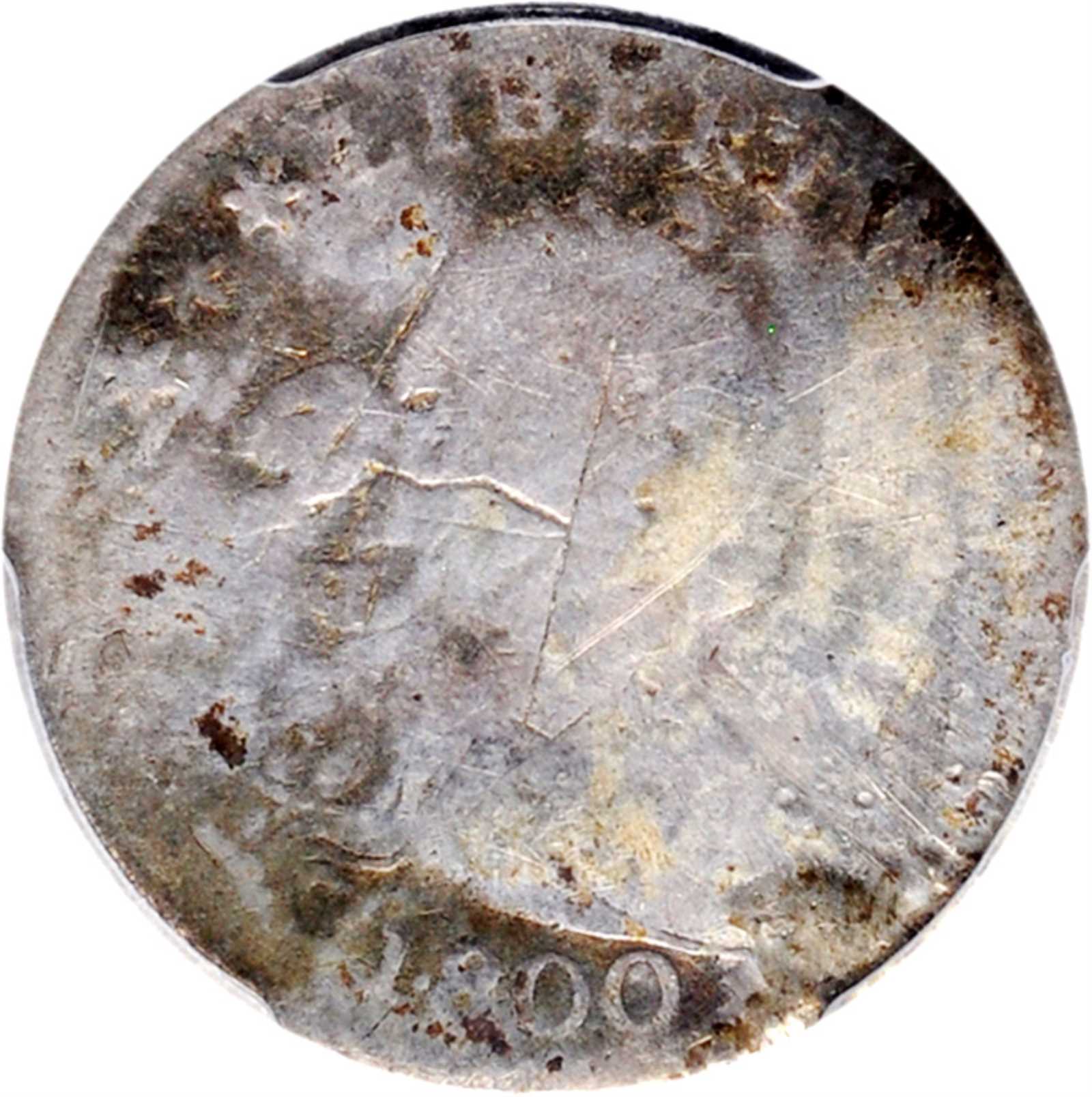1800 Draped Bust Dime. JR-2. AG Details--Repaired (PCGS).