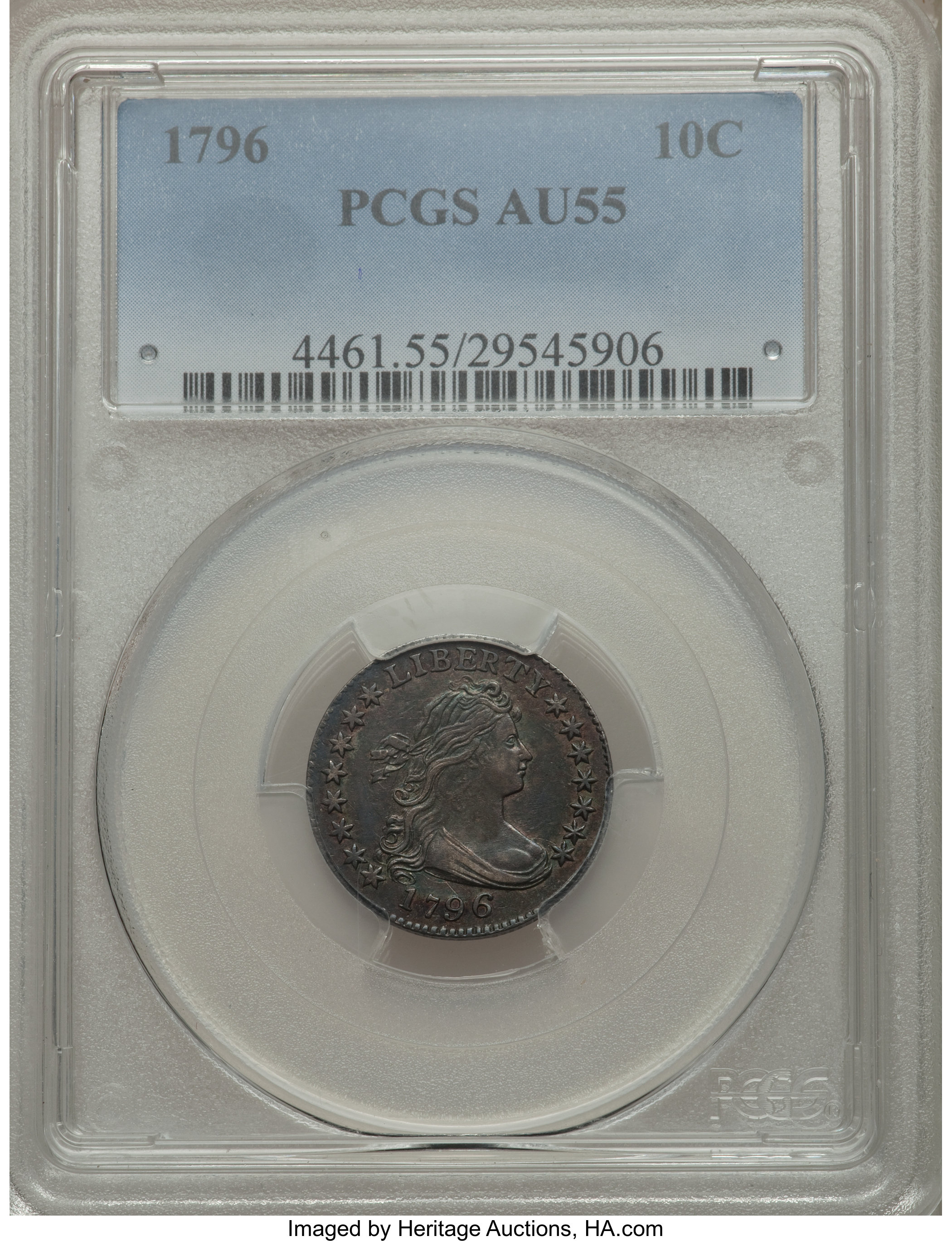 1796 10c JR-2 AU55 CAC thumbnail 25