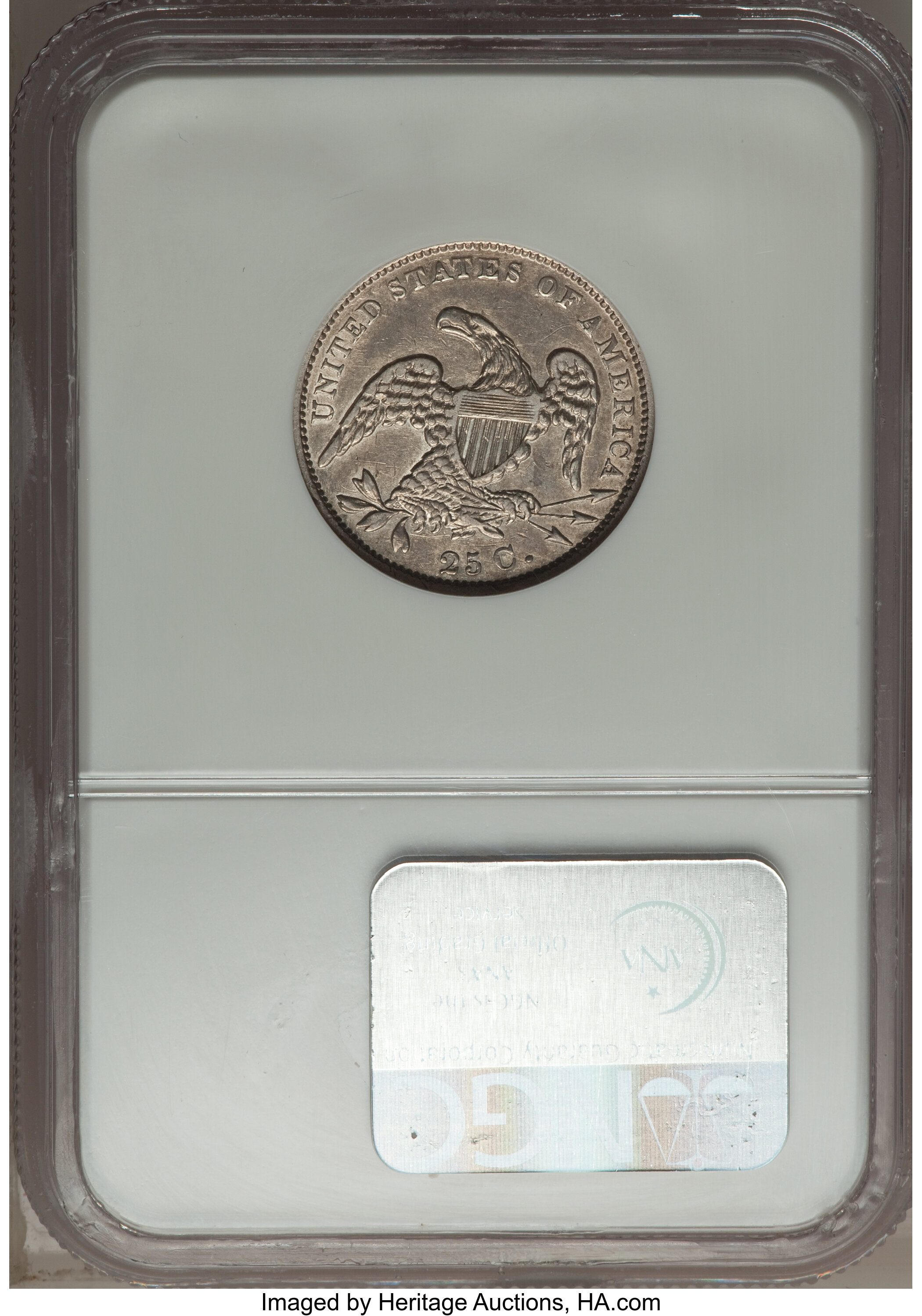 1831 25c Large Letters, RPD, B-5, FS-301 AG3 thumbnail 19