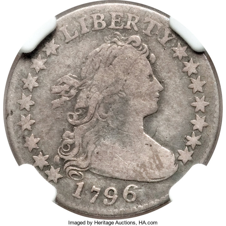 1796 10C JR-2, R.4, VG10 NGC. ...