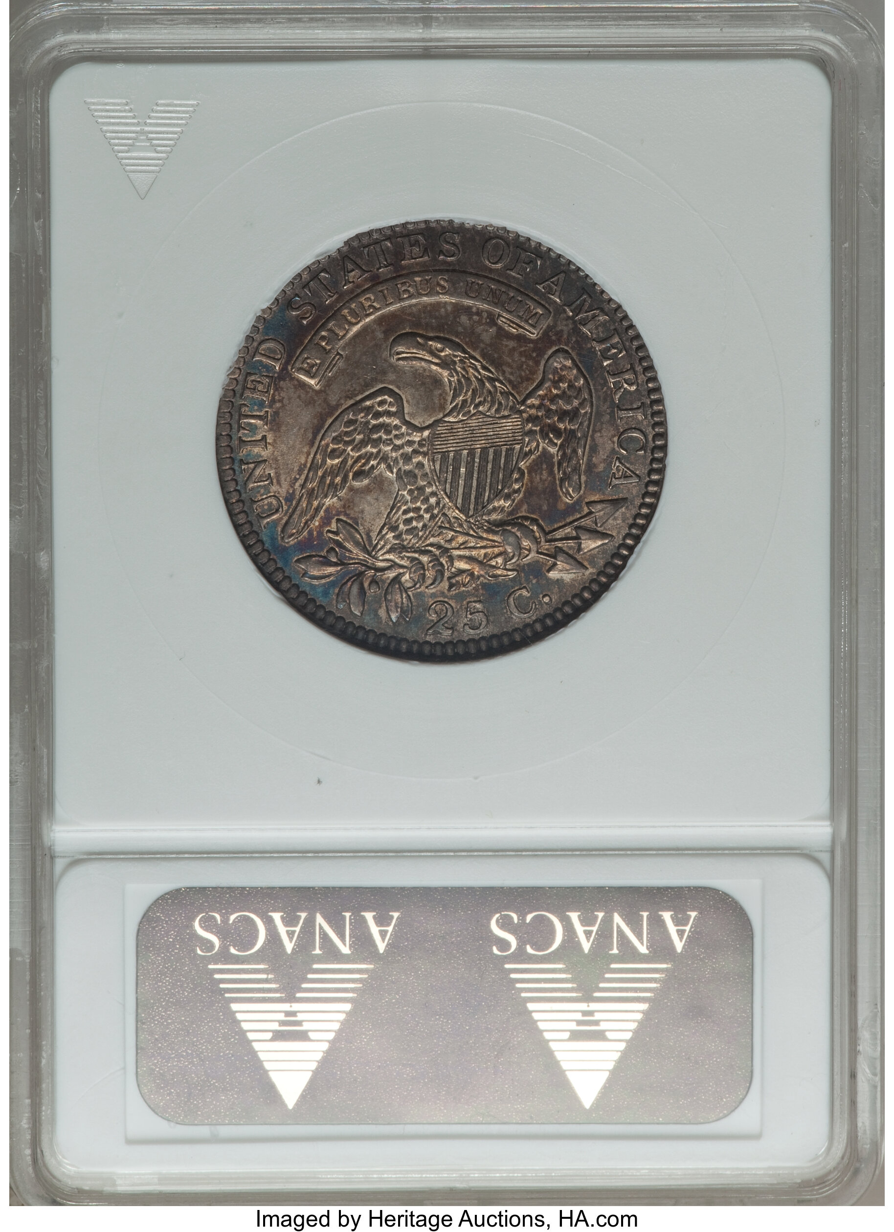 1818 25c B-10 MS60 thumbnail 2