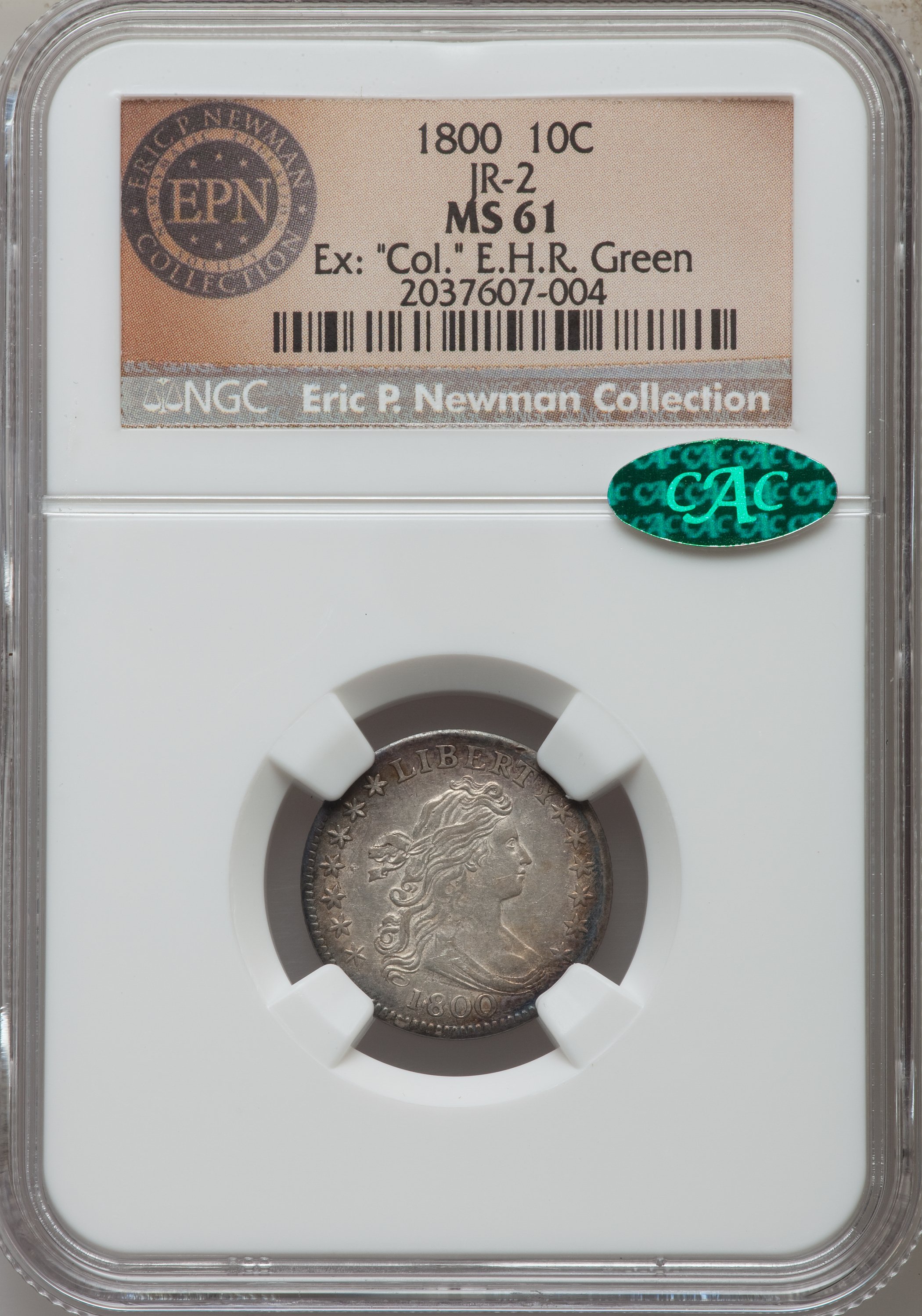 1800 10c MS61 thumbnail 3