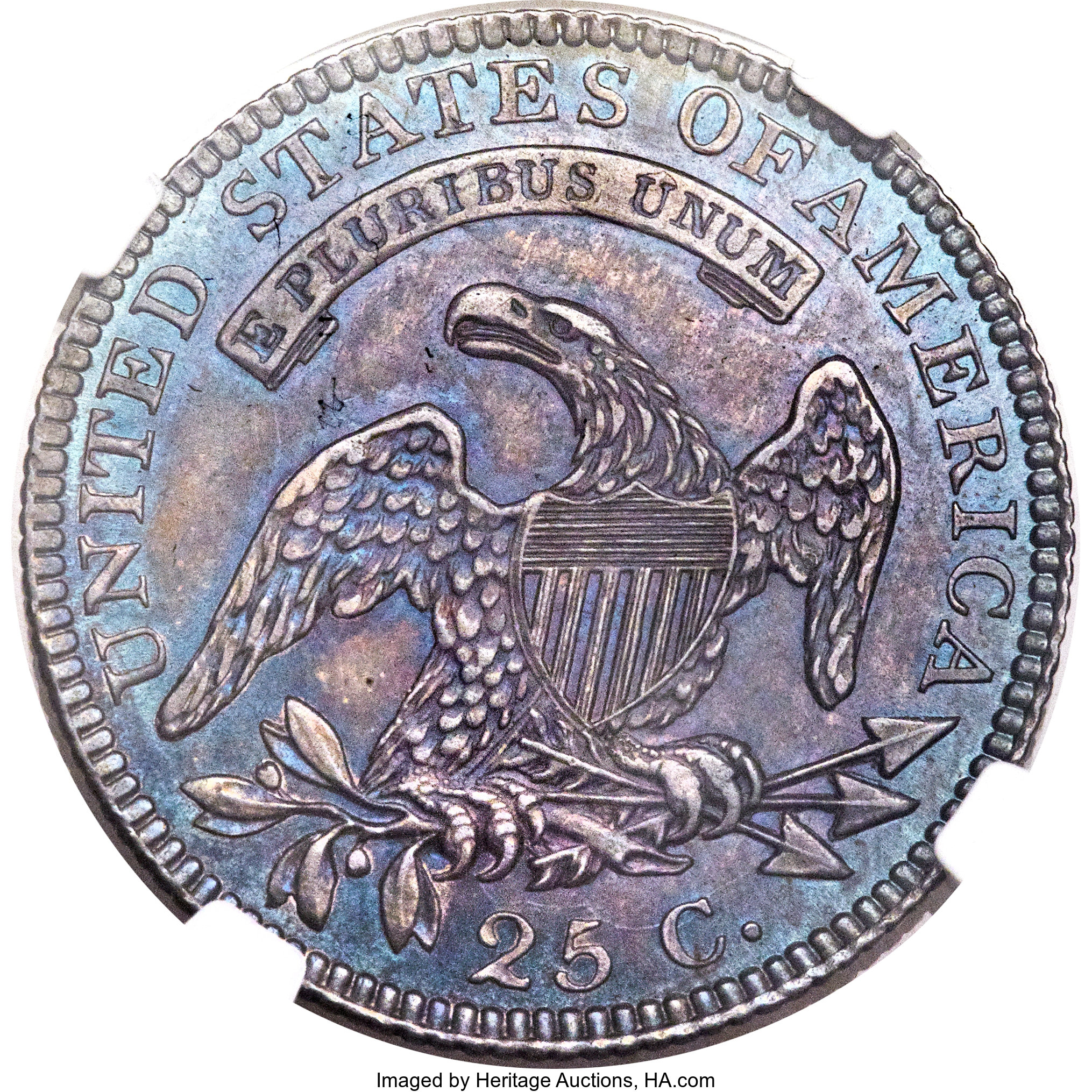 1818 25c B-10 MS60 thumbnail 15