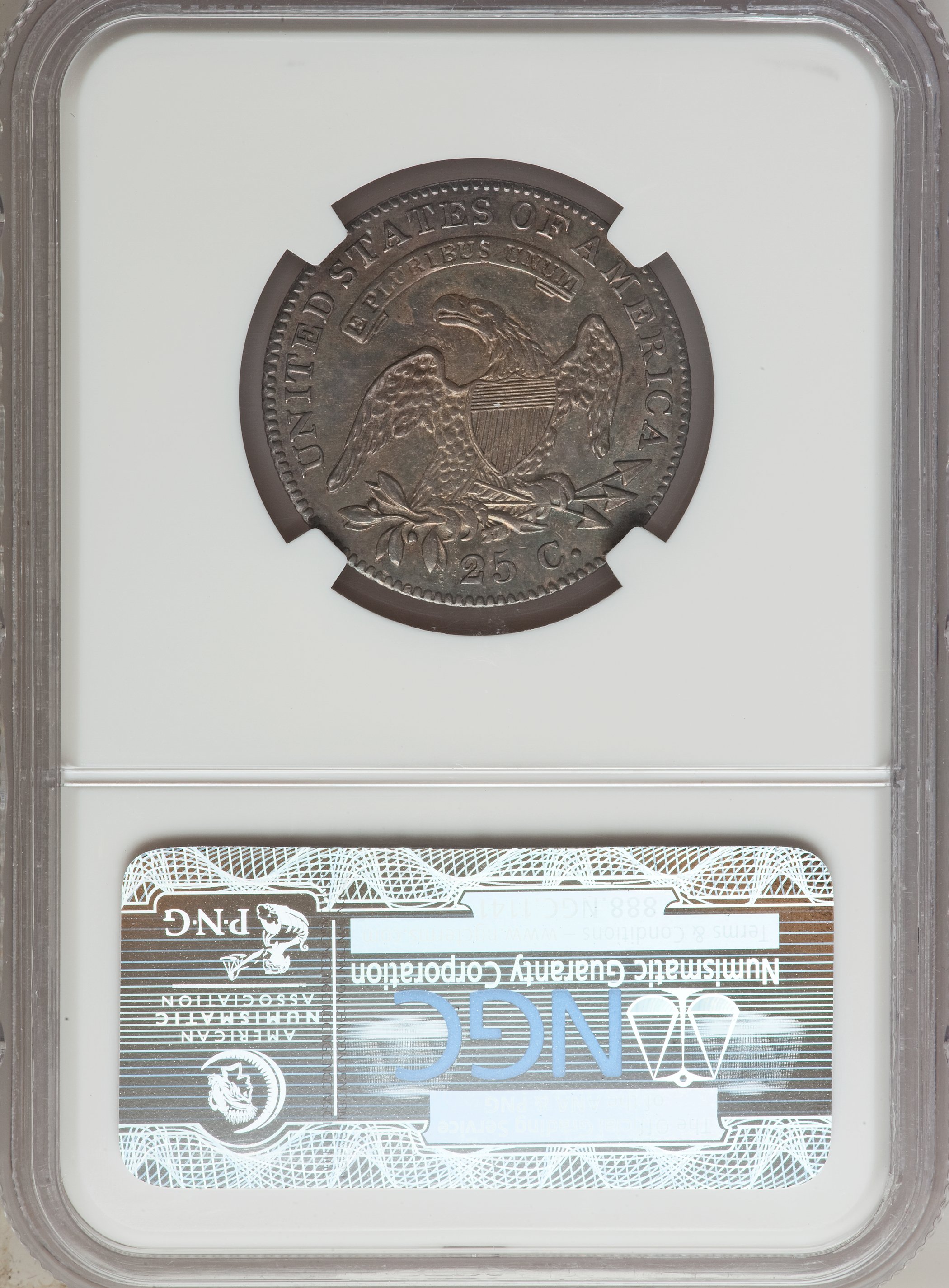 1820 25c Small 0, B-4 MS63 thumbnail 8