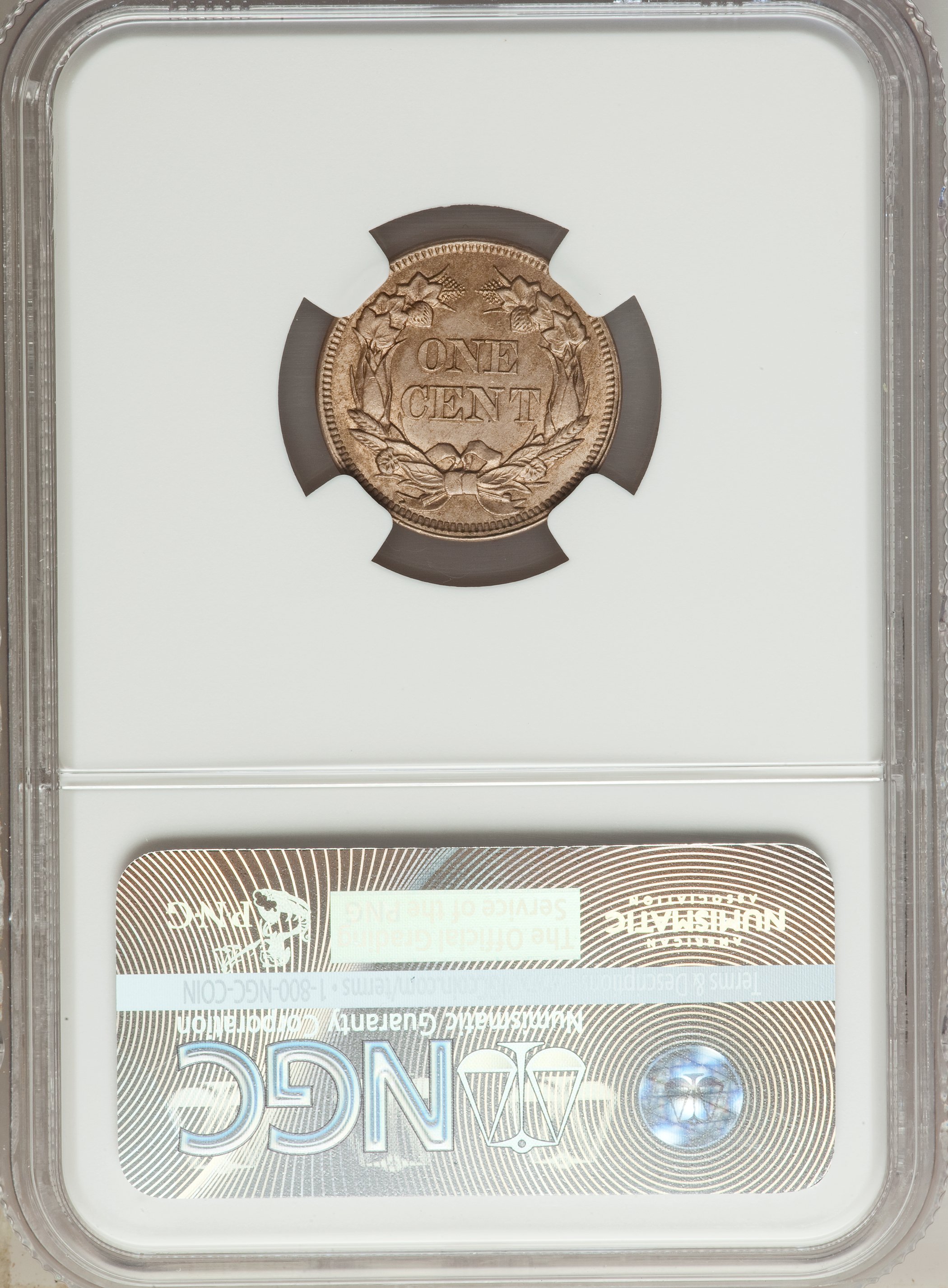 1857 1c Flying Eagle, FS-101, S-4 MS63 thumbnail 20