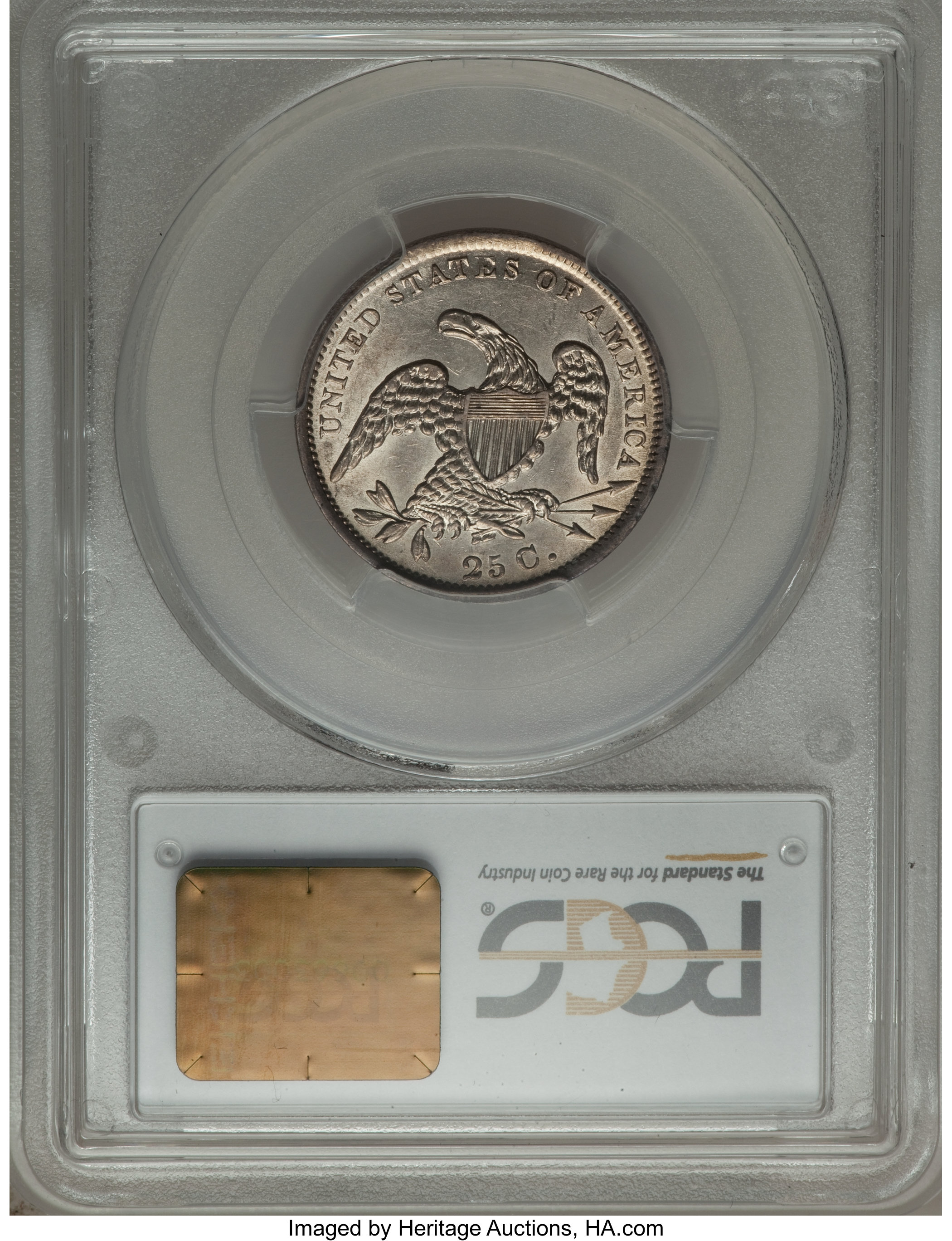 1831 25c Large Letters, B-6 G4 CAC thumbnail 15