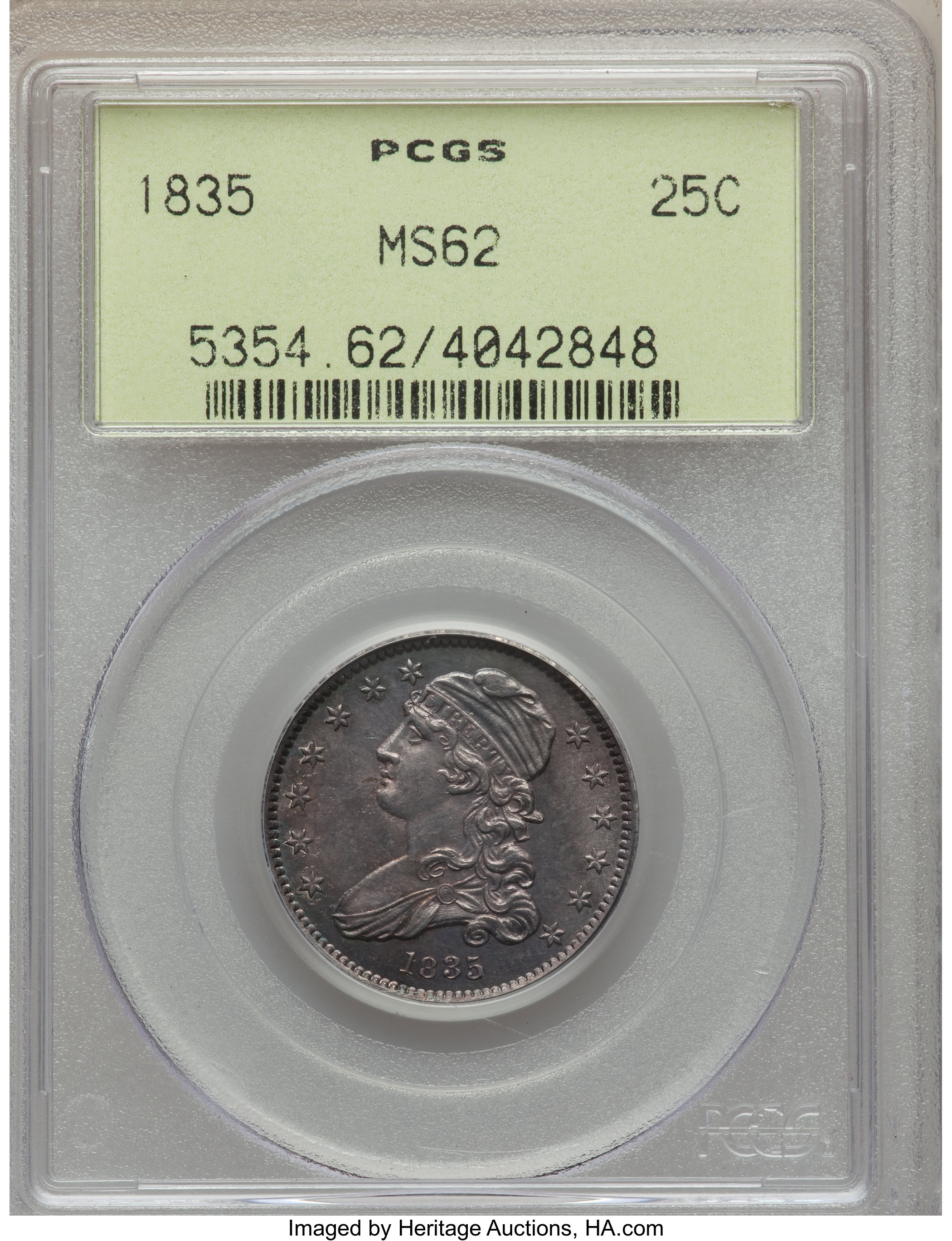 1835 25c B-1 AU53 thumbnail 26