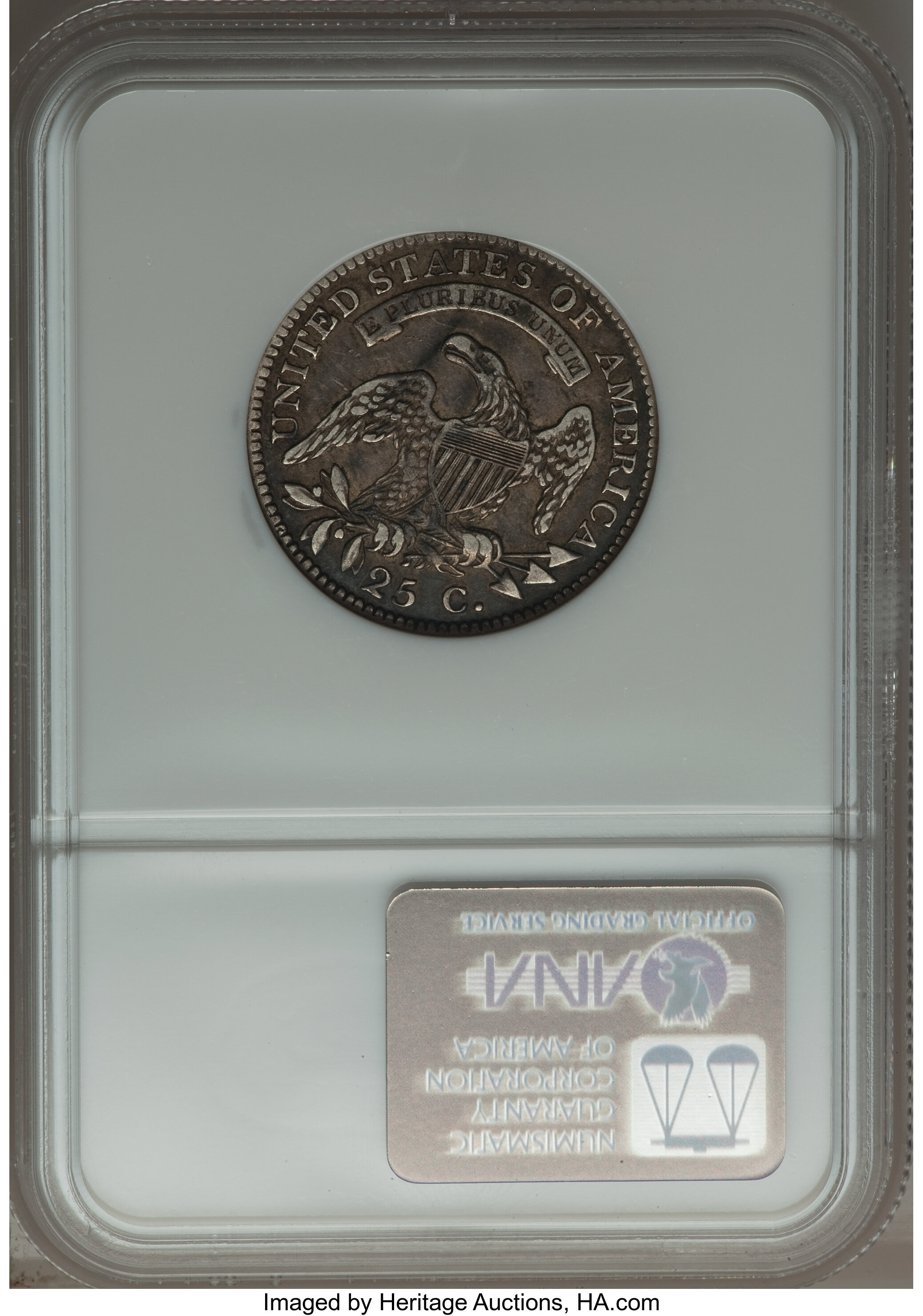 1818 25c B-8 G4 CAC thumbnail 18