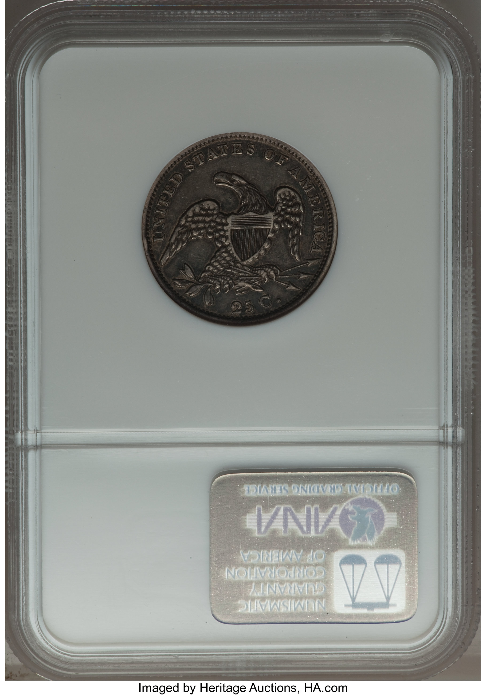 1831 25c Large Letters, RPD, B-5, FS-301 AG3 thumbnail 15