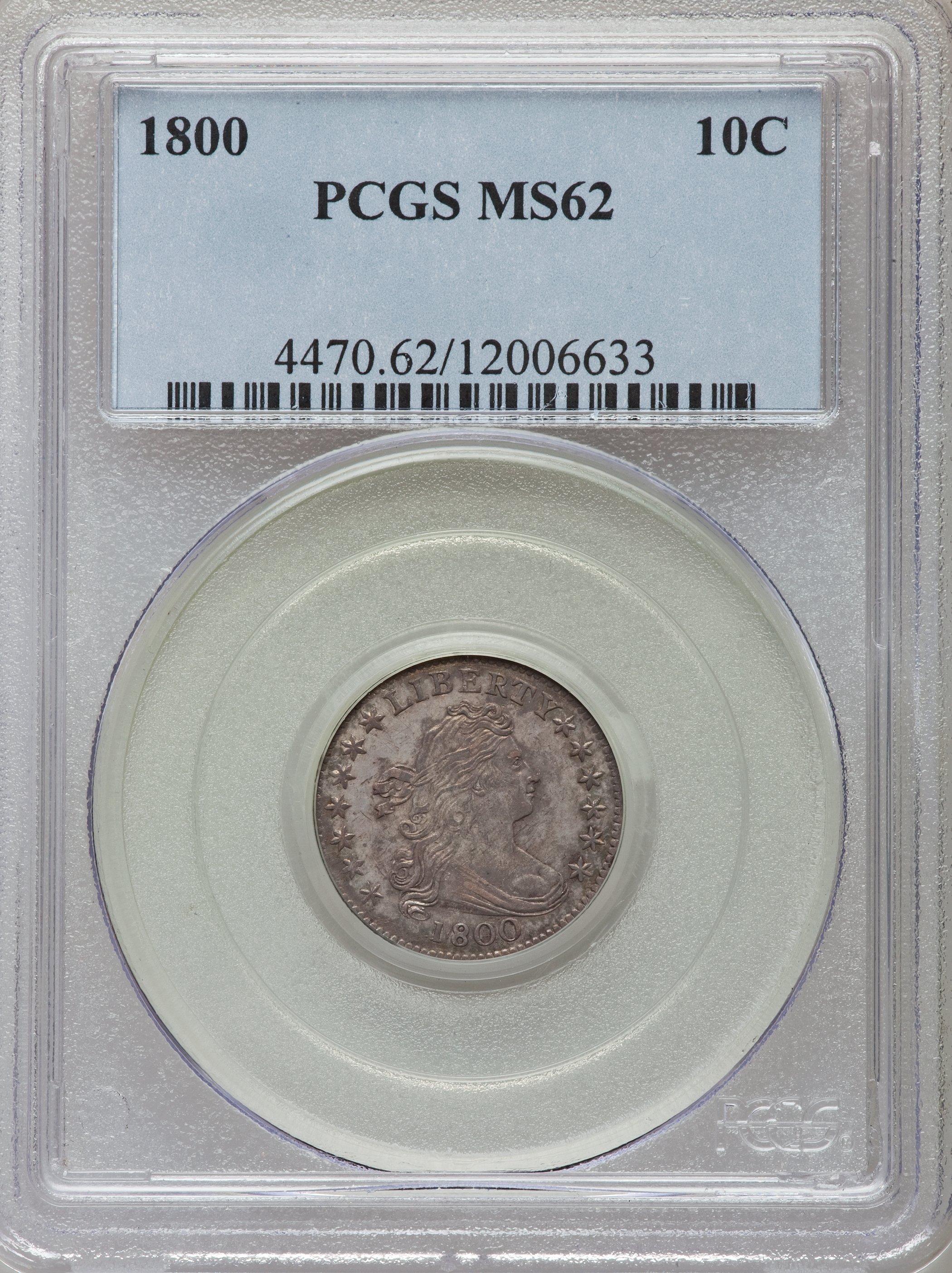 1800 10c JR-1 MS65 CAC thumbnail 23