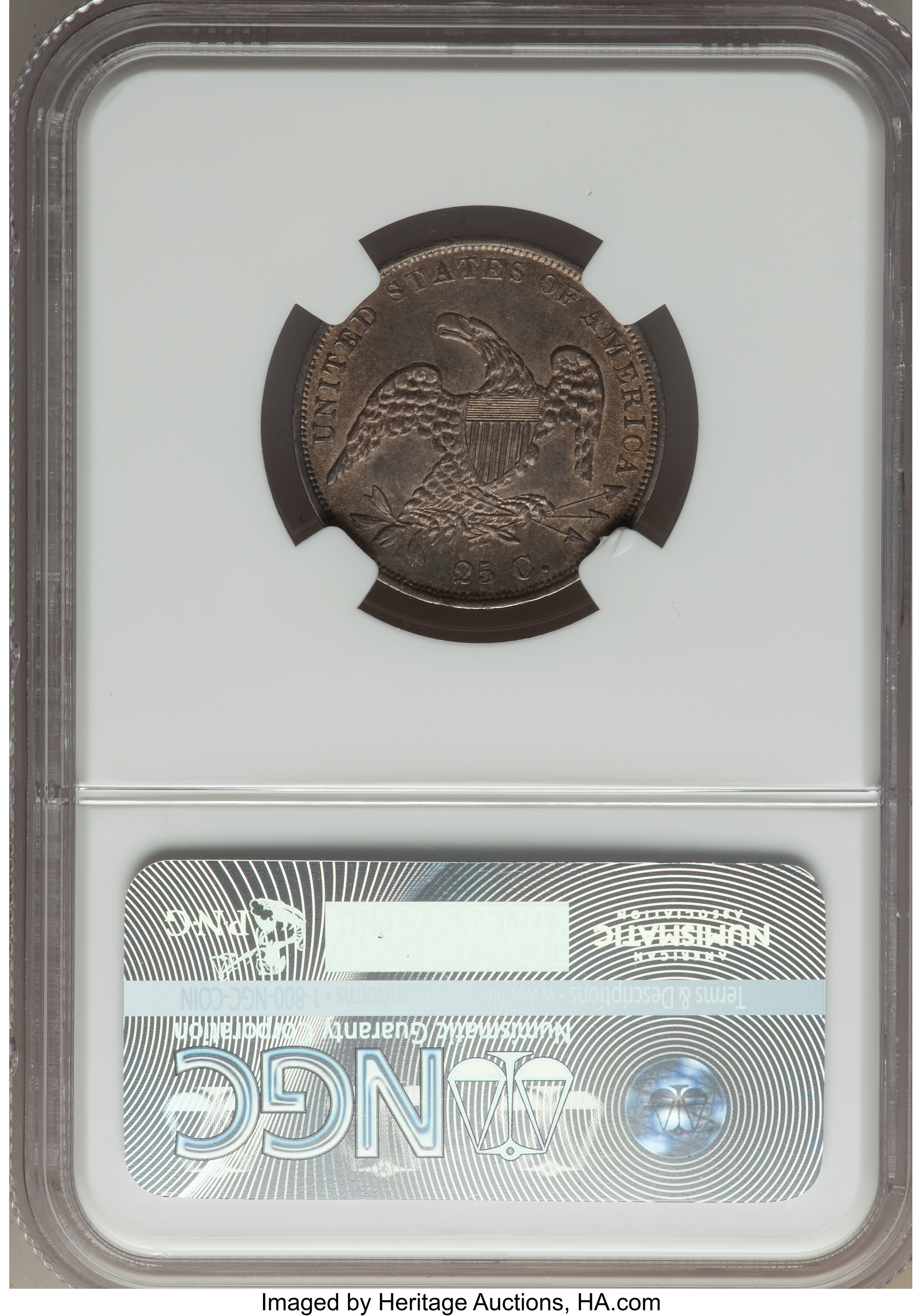 1836 25c MS65 CAC thumbnail 16
