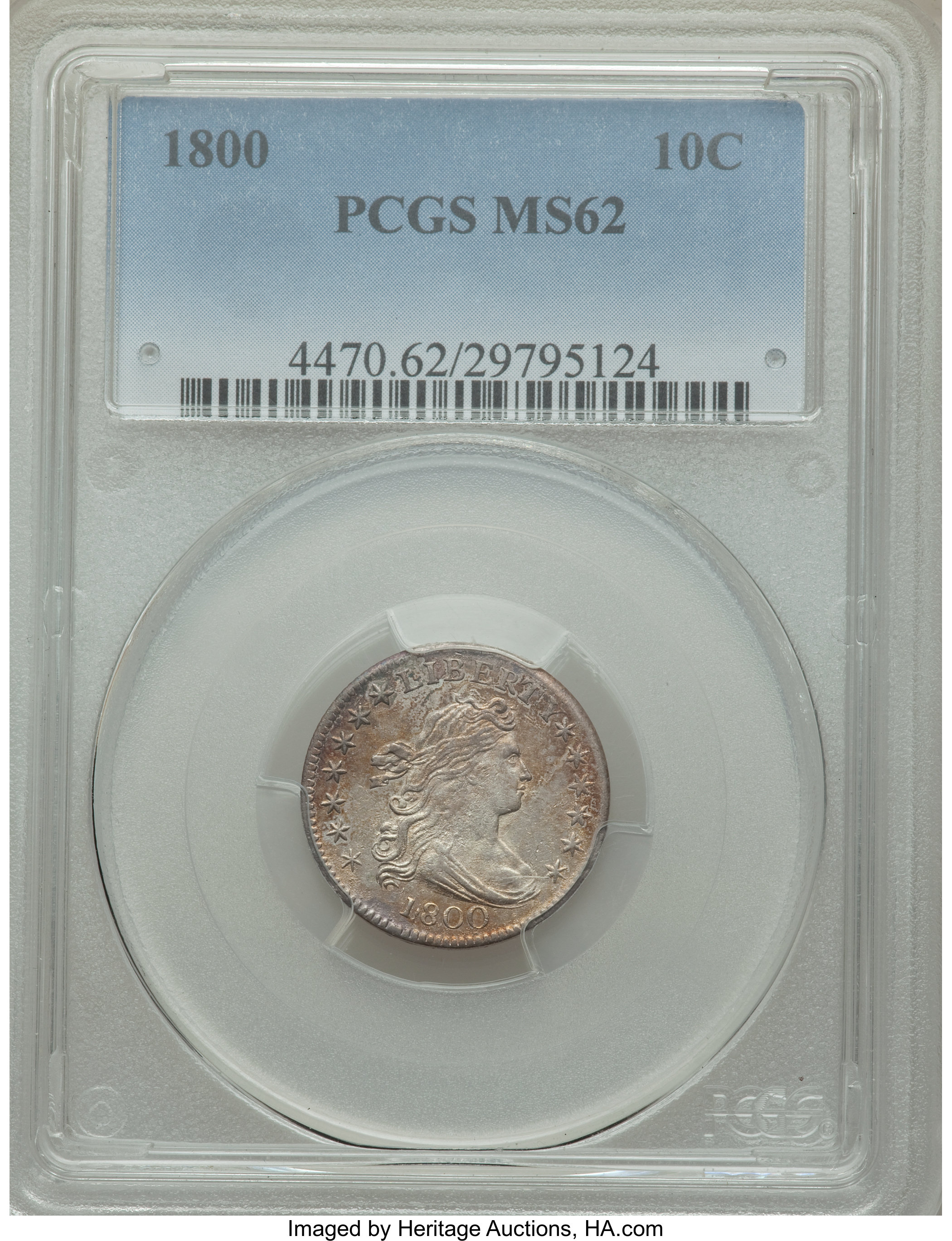 1800 10c JR-2 MS62 thumbnail 4