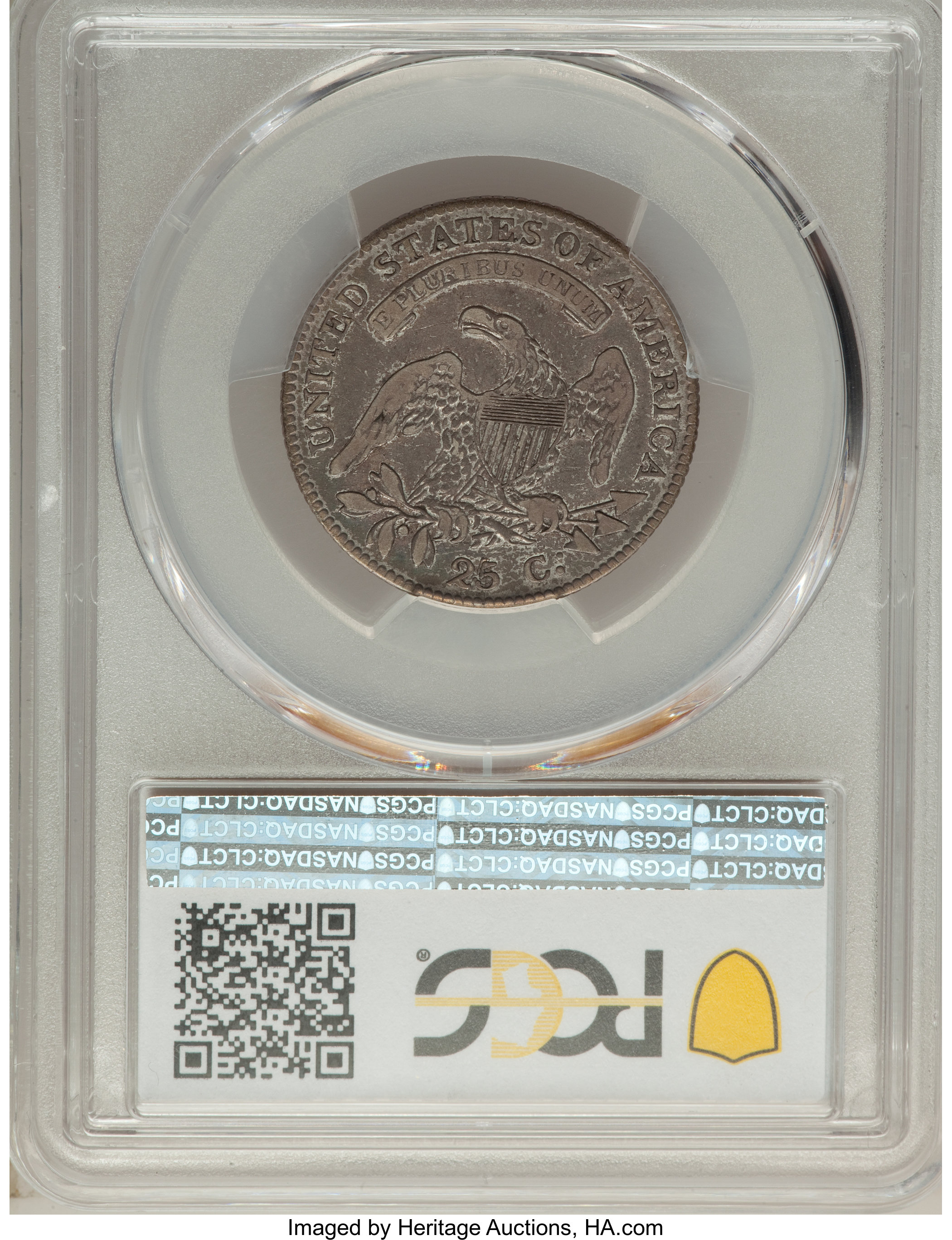 1819 25c Small 9, B-3 AG3 CAC thumbnail 23