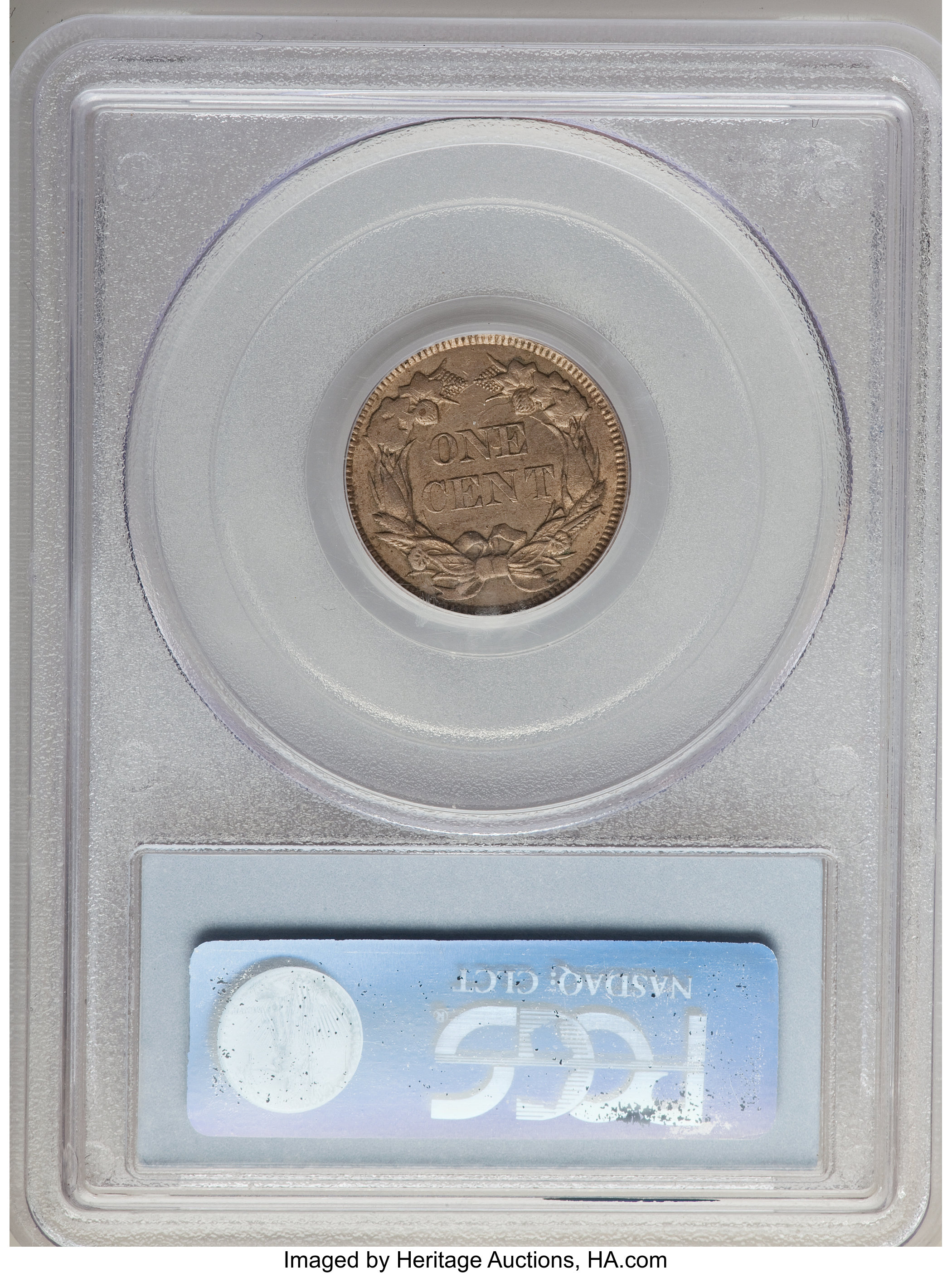 1857 1c Flying Eagle, FS-901, S-8 MS thumbnail 14