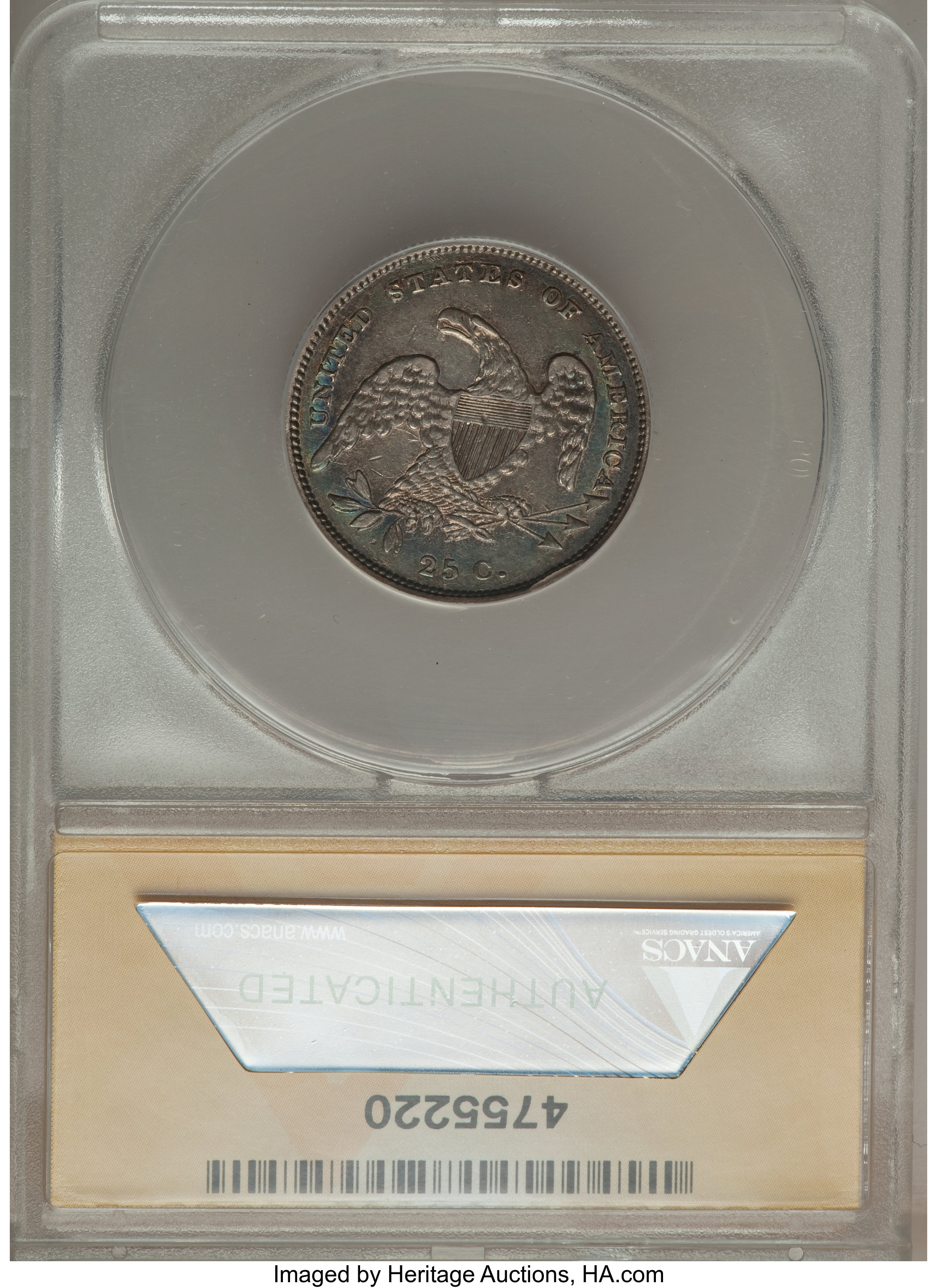 1831 25c Small Letters, B-2 VG10 thumbnail 12