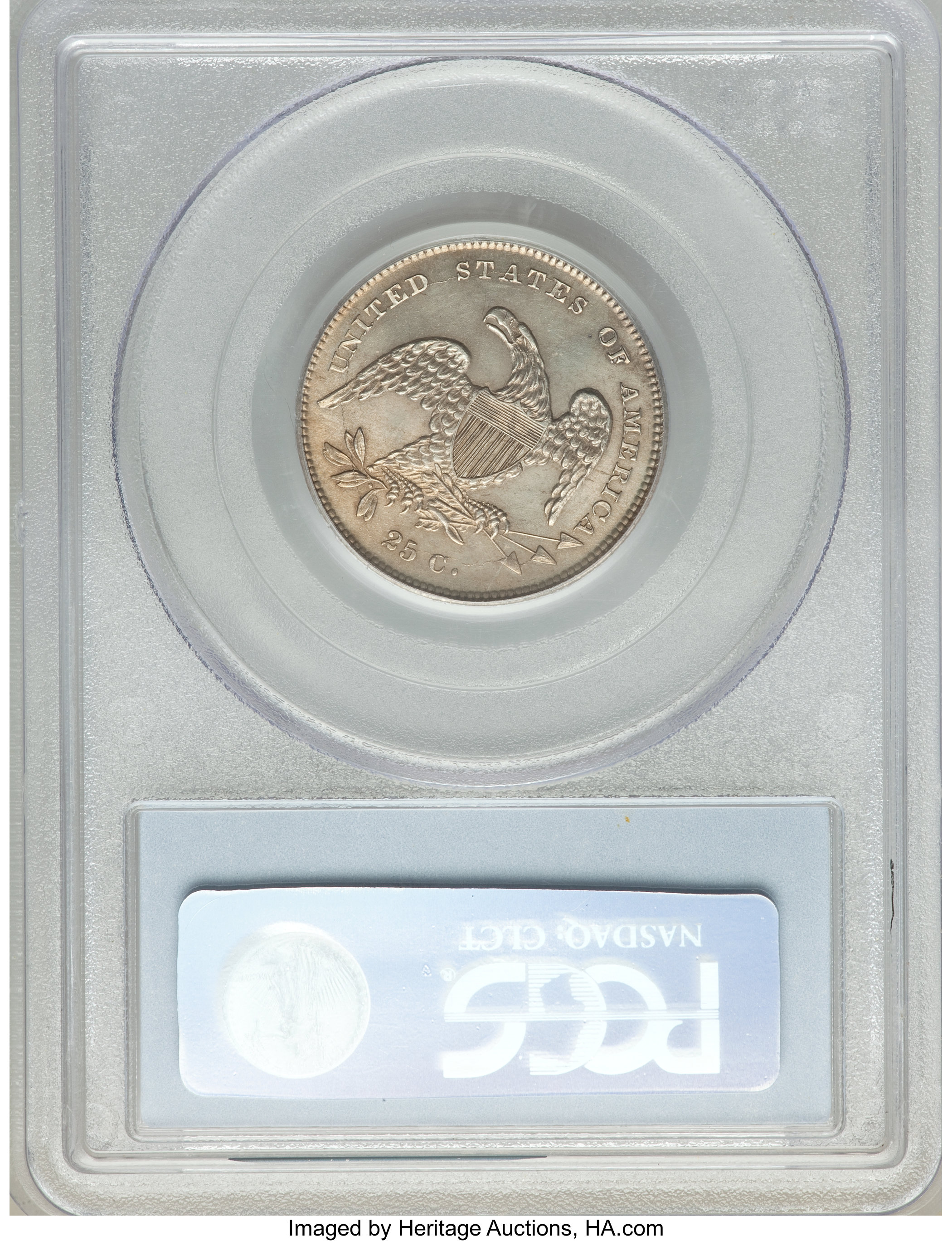 1831 25c Small Letters, B-1 MS63 thumbnail 10
