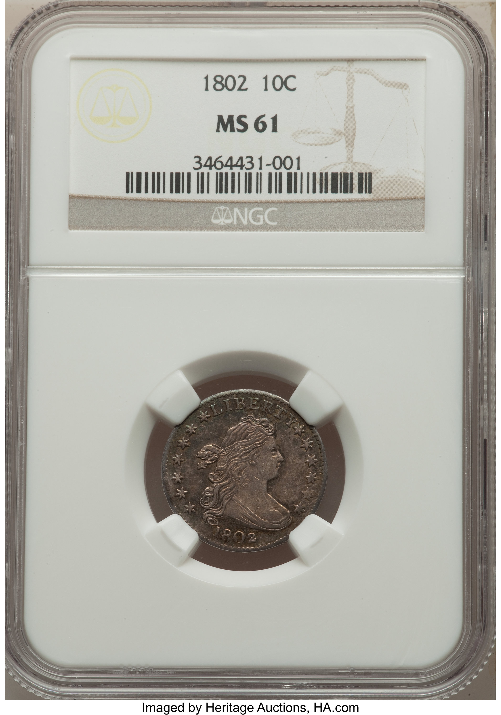 1802 10c MS61 thumbnail 3