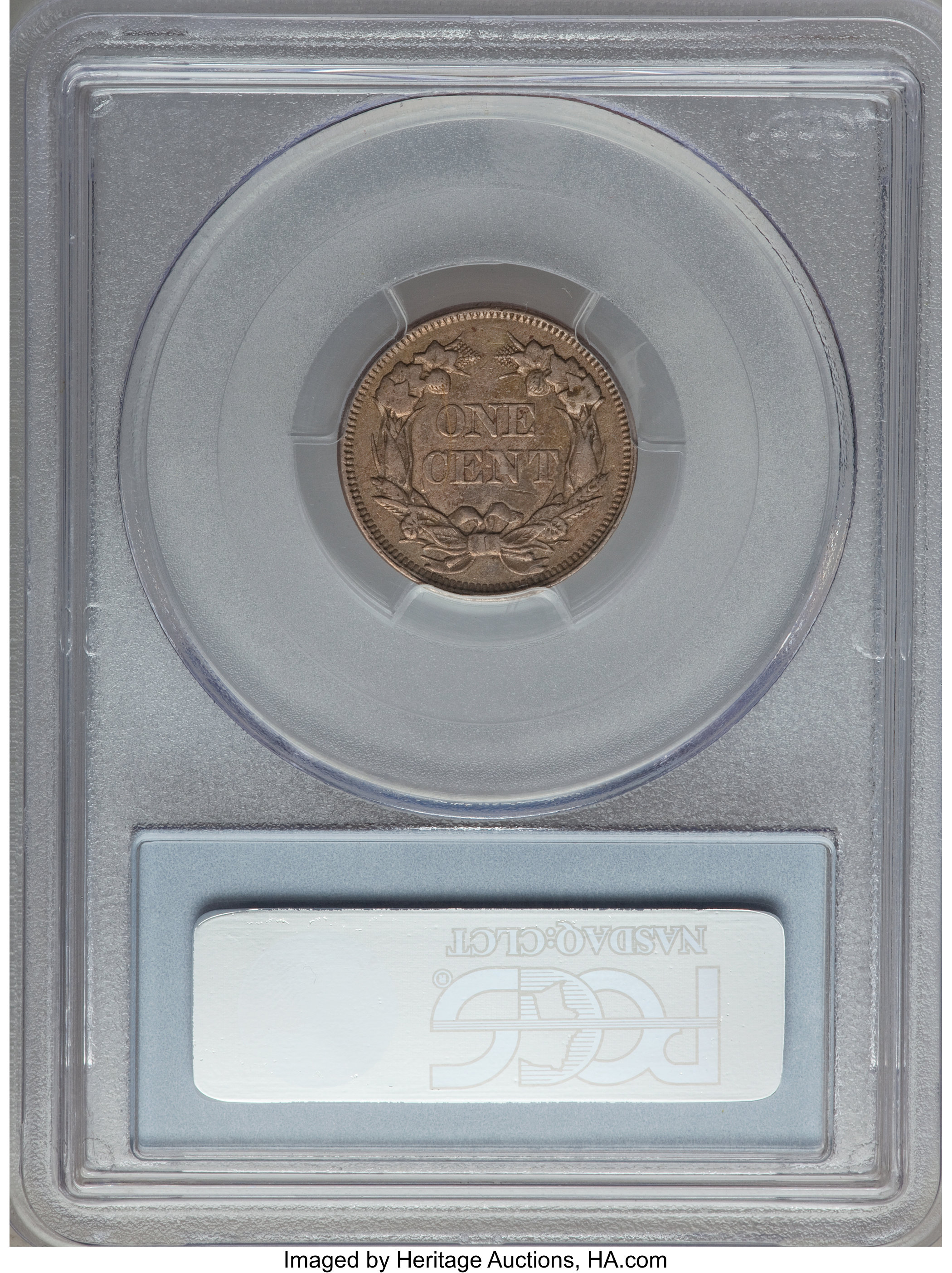1857 1c Flying Eagle, FS-101, S-4 G4 thumbnail 13
