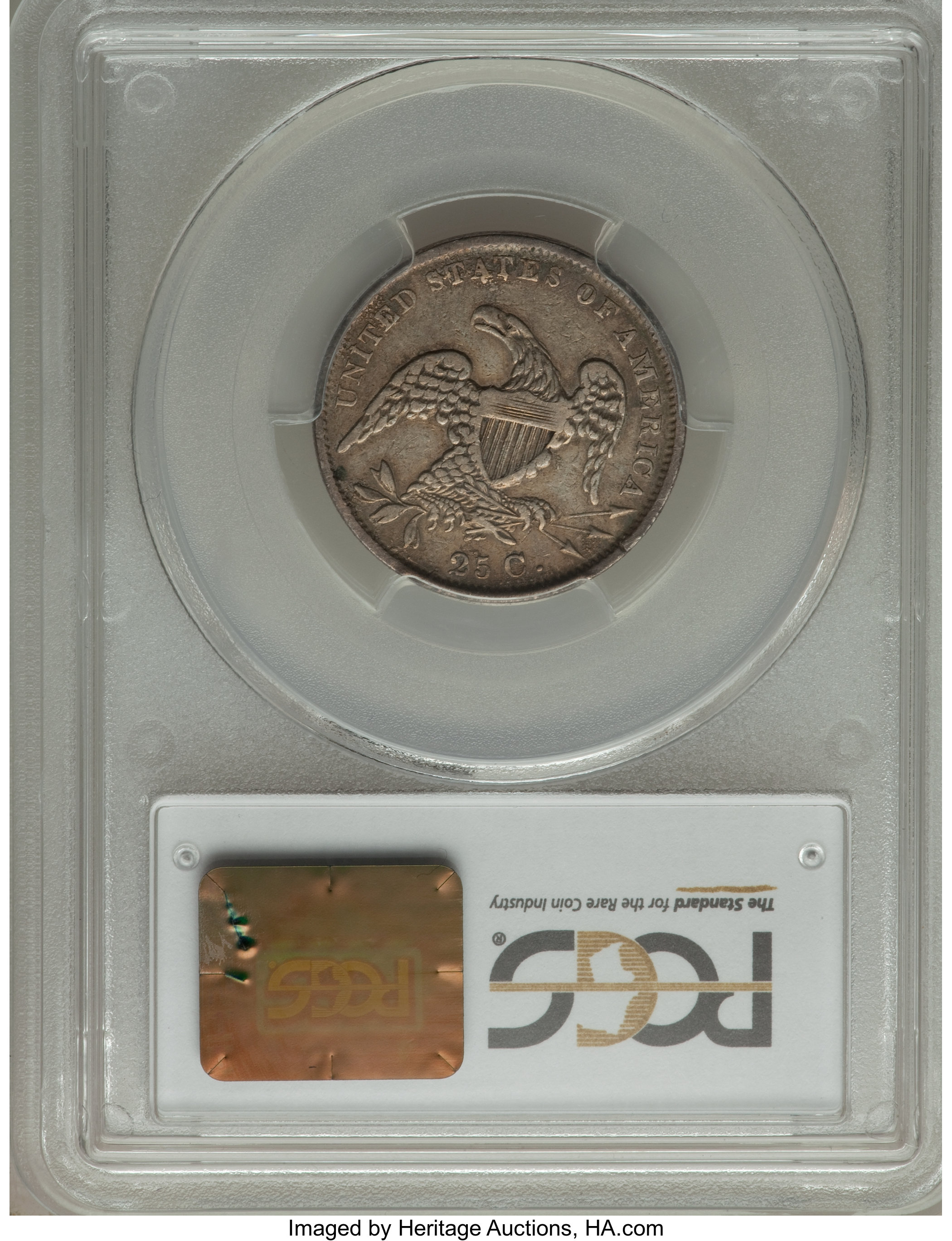 1833 25c B-1 XF40 thumbnail 5