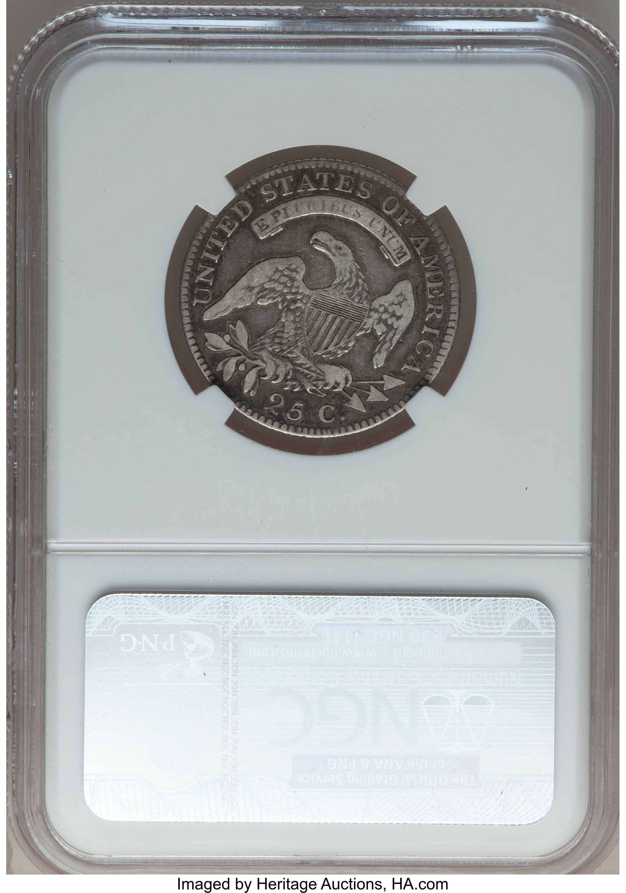 1818 25c B-7 VG10 thumbnail 3