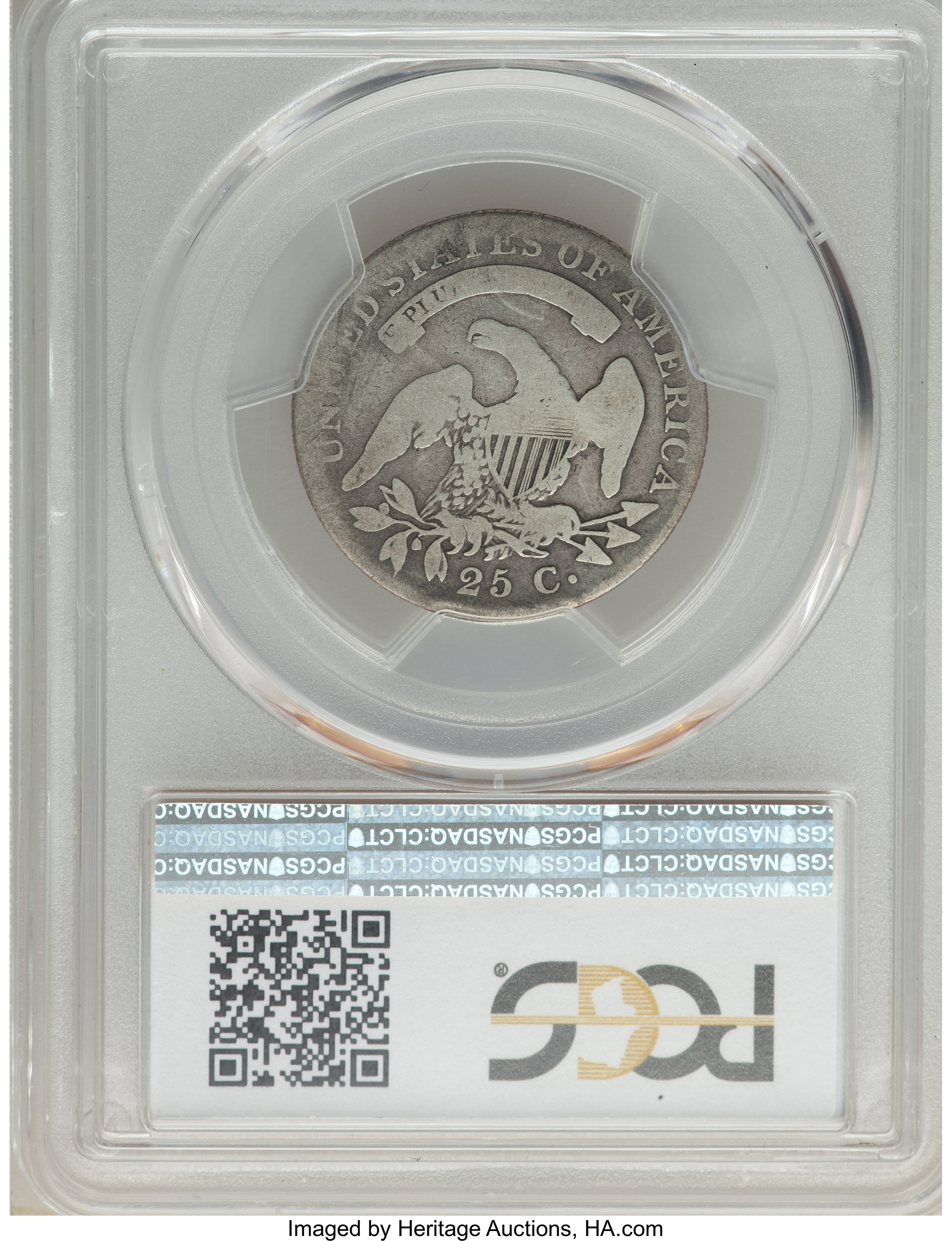 1820 25c Small 0, B-5 VG10 thumbnail 11