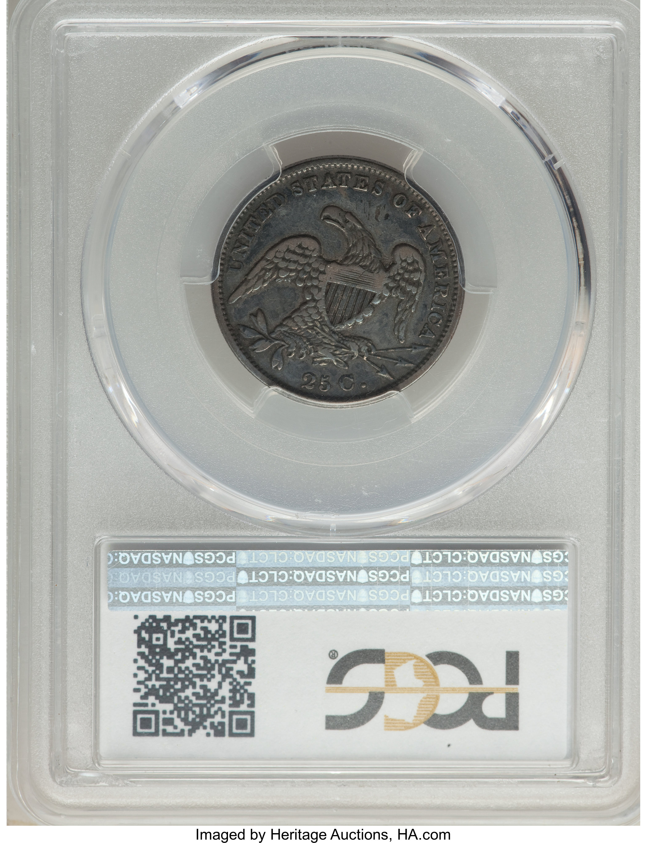 1831 25c Large Letters, RPD, B-5, FS-301 AG3 thumbnail 4
