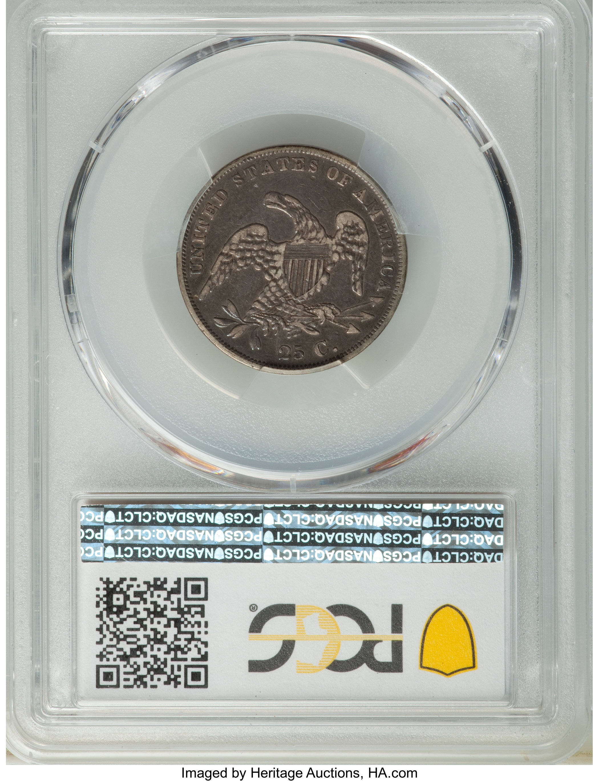 1836 25c B-3 VG10 CAC thumbnail 20