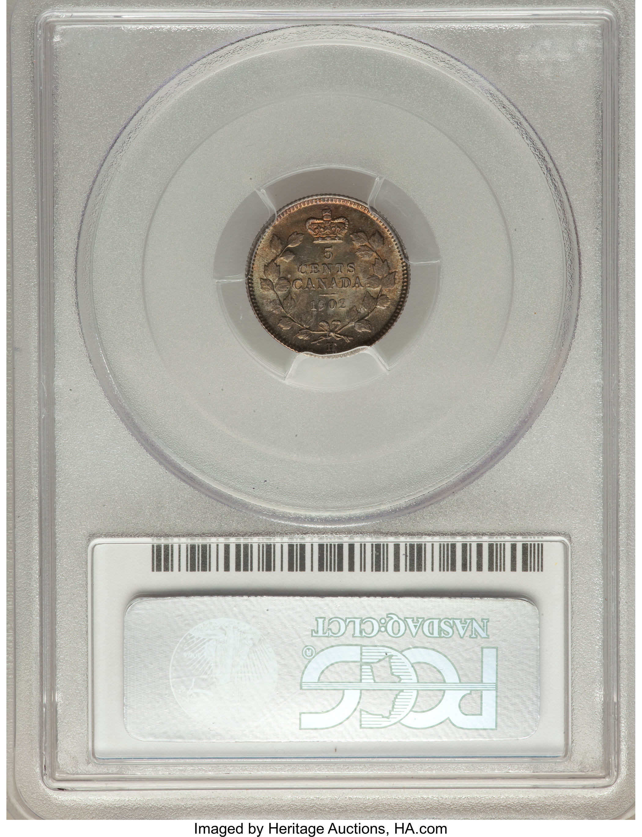 1902-H 5c Large H VG10 thumbnail 3