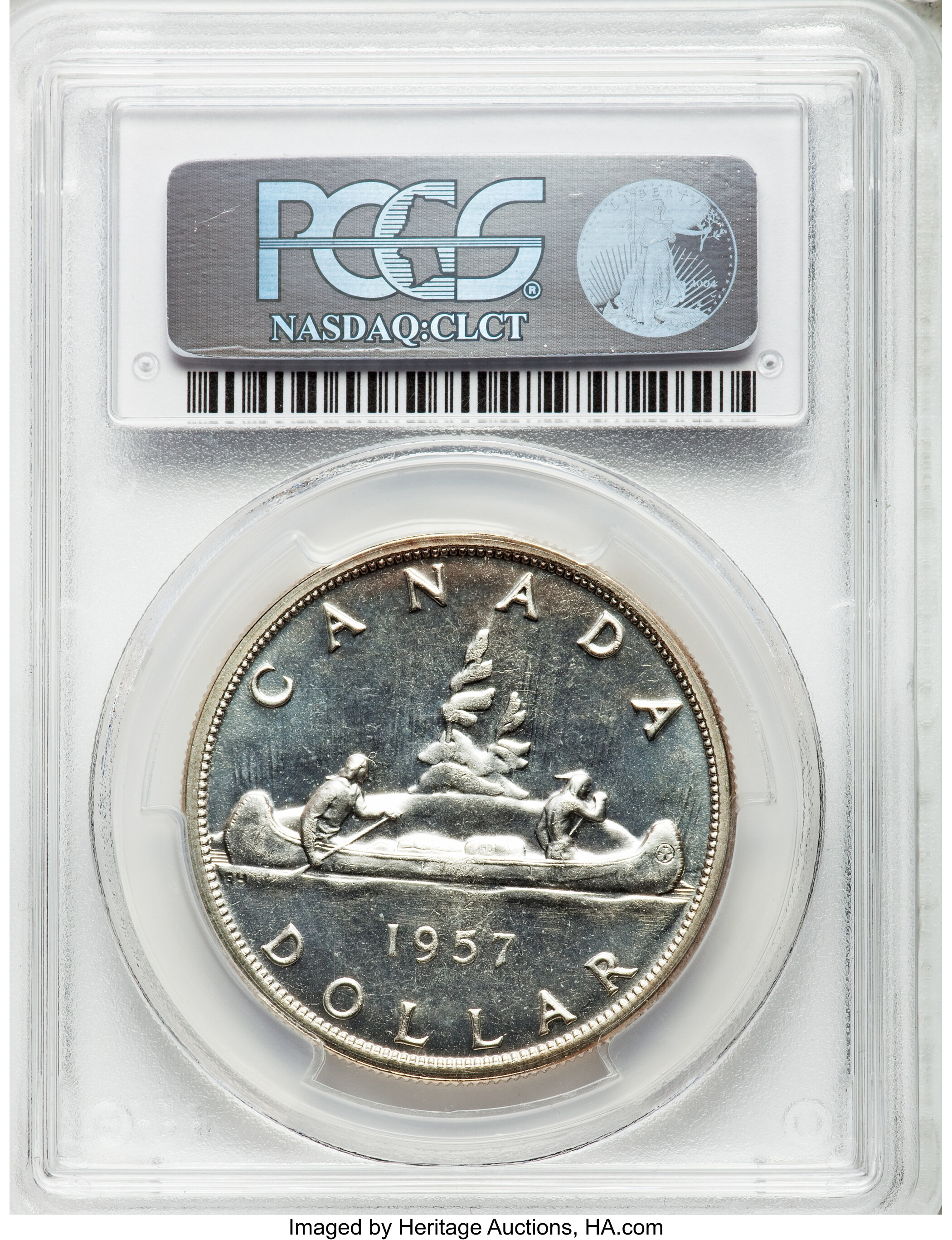 1957 S$1  PL MS66 thumbnail 10