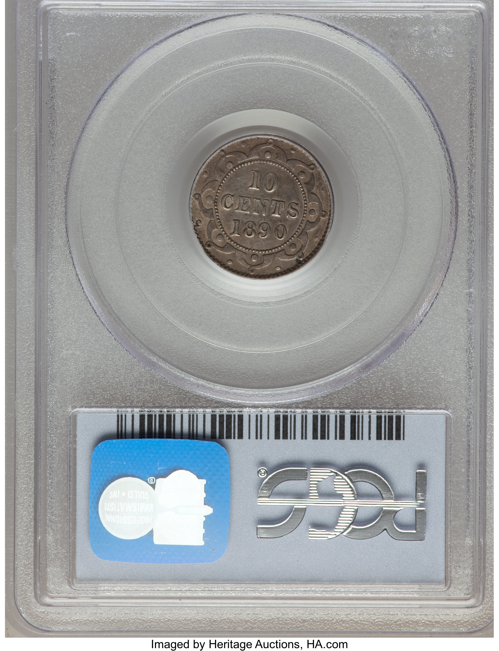 1890 10c Newfoundland AU50 thumbnail 4