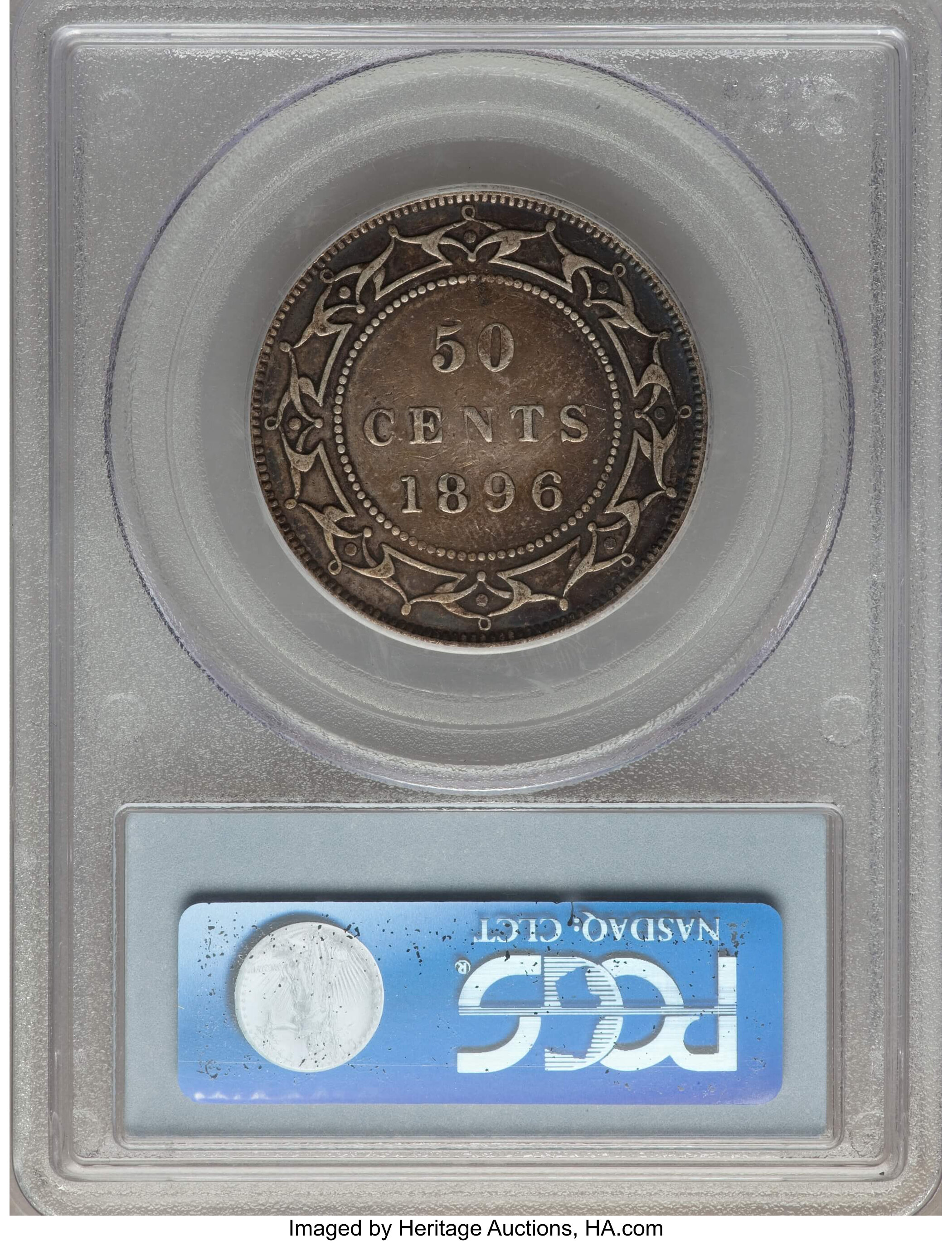 1896 50c Newfoundland, Large W F12 thumbnail 10