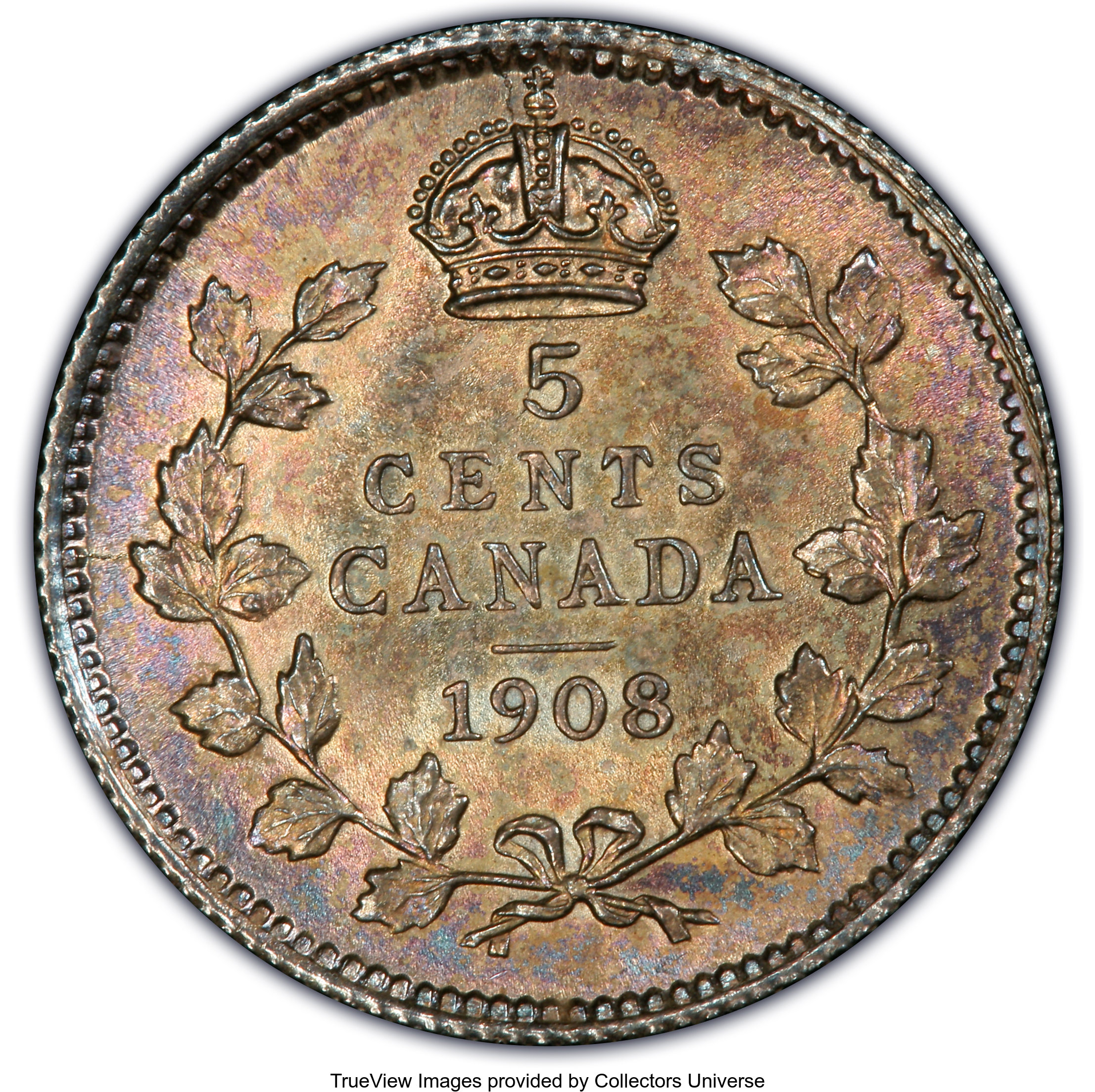 1908 5c Small 8 XF40 thumbnail 10