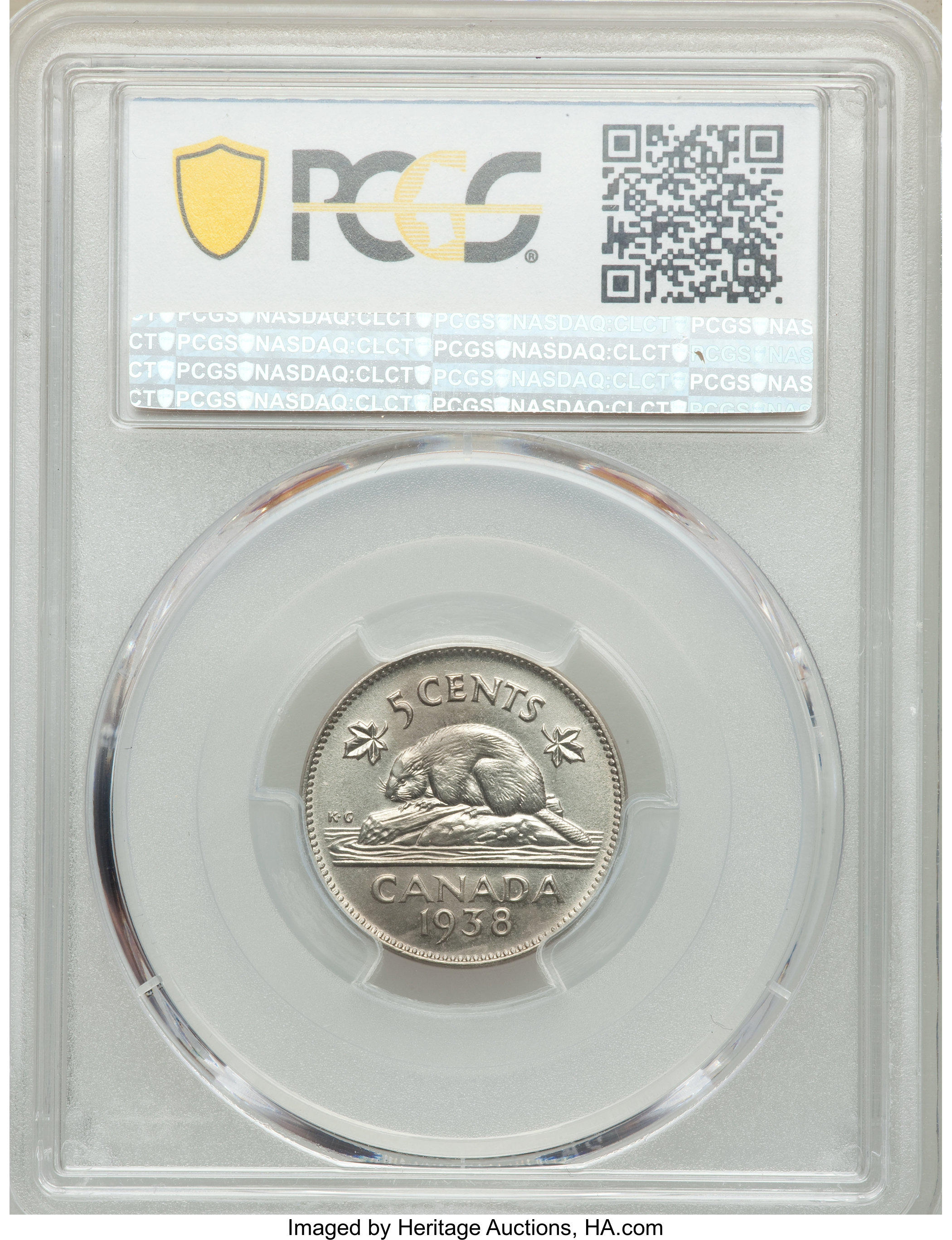 1938 5c Beaver XF40 thumbnail 5