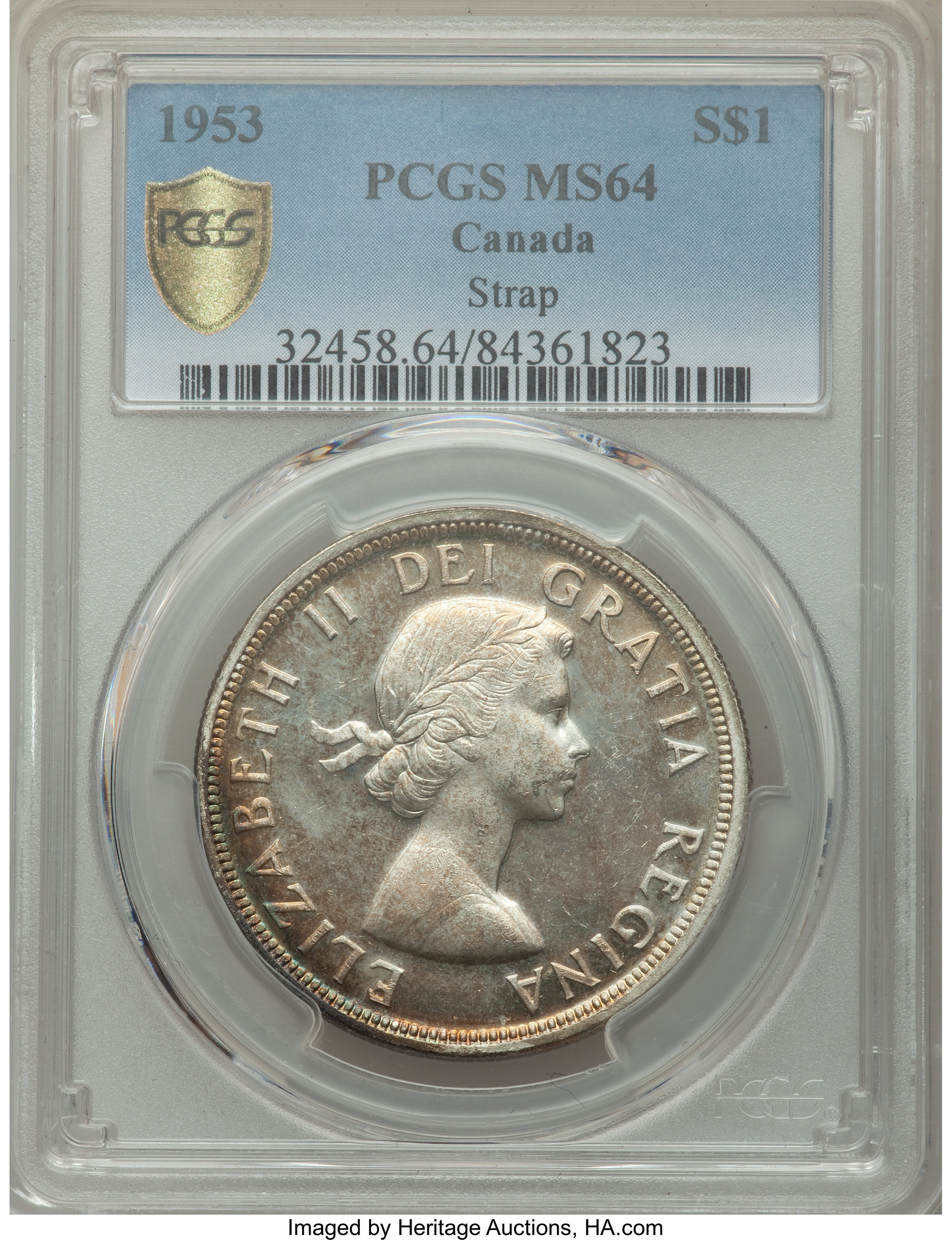1953 S$1 Strap VF20 thumbnail 5