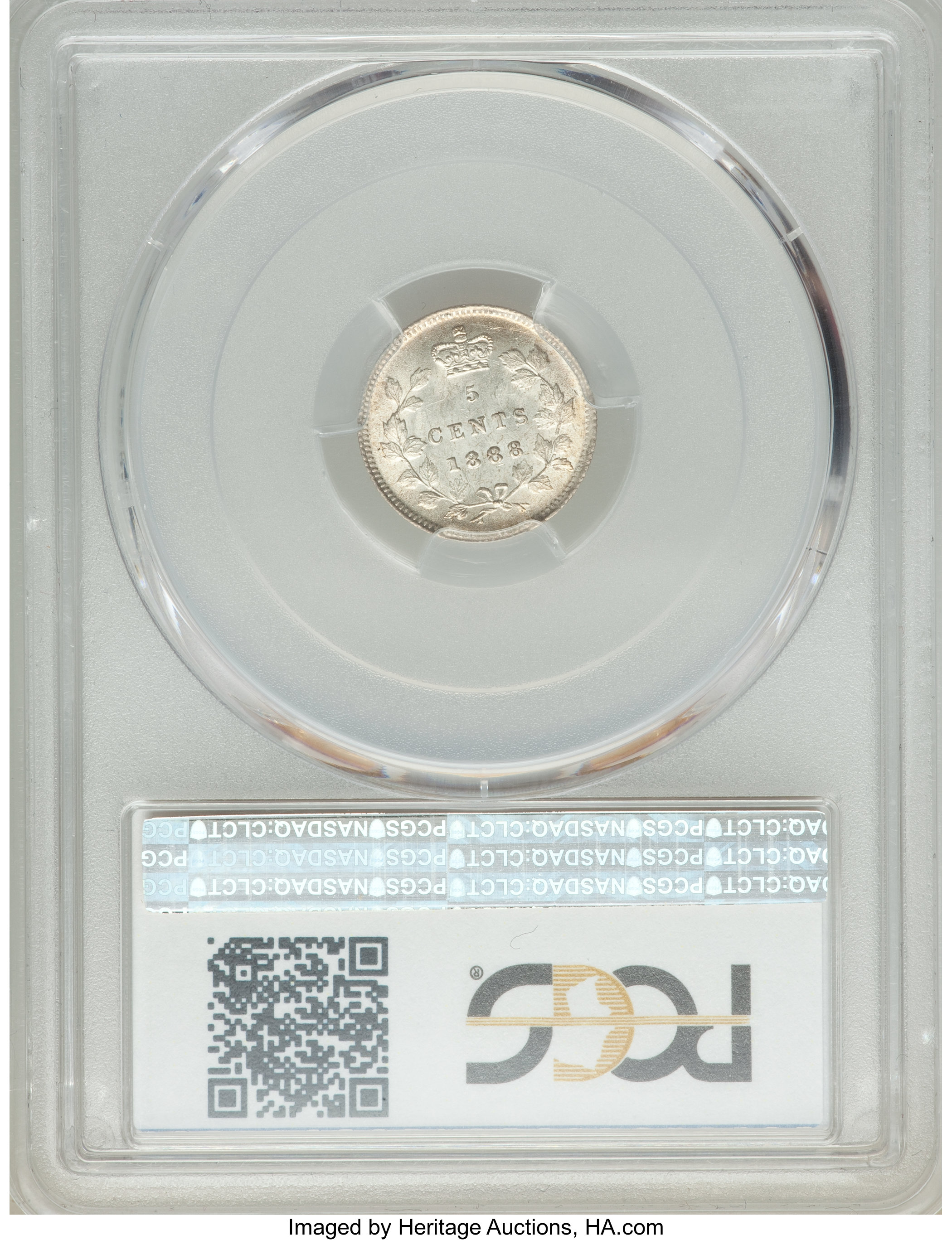 1888 5c AU55 thumbnail 6