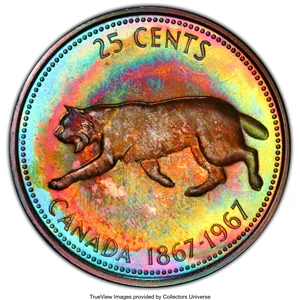 image for: Canada: Elizabeth II Proof 25 Cents 1967 PR68 PCGS,...