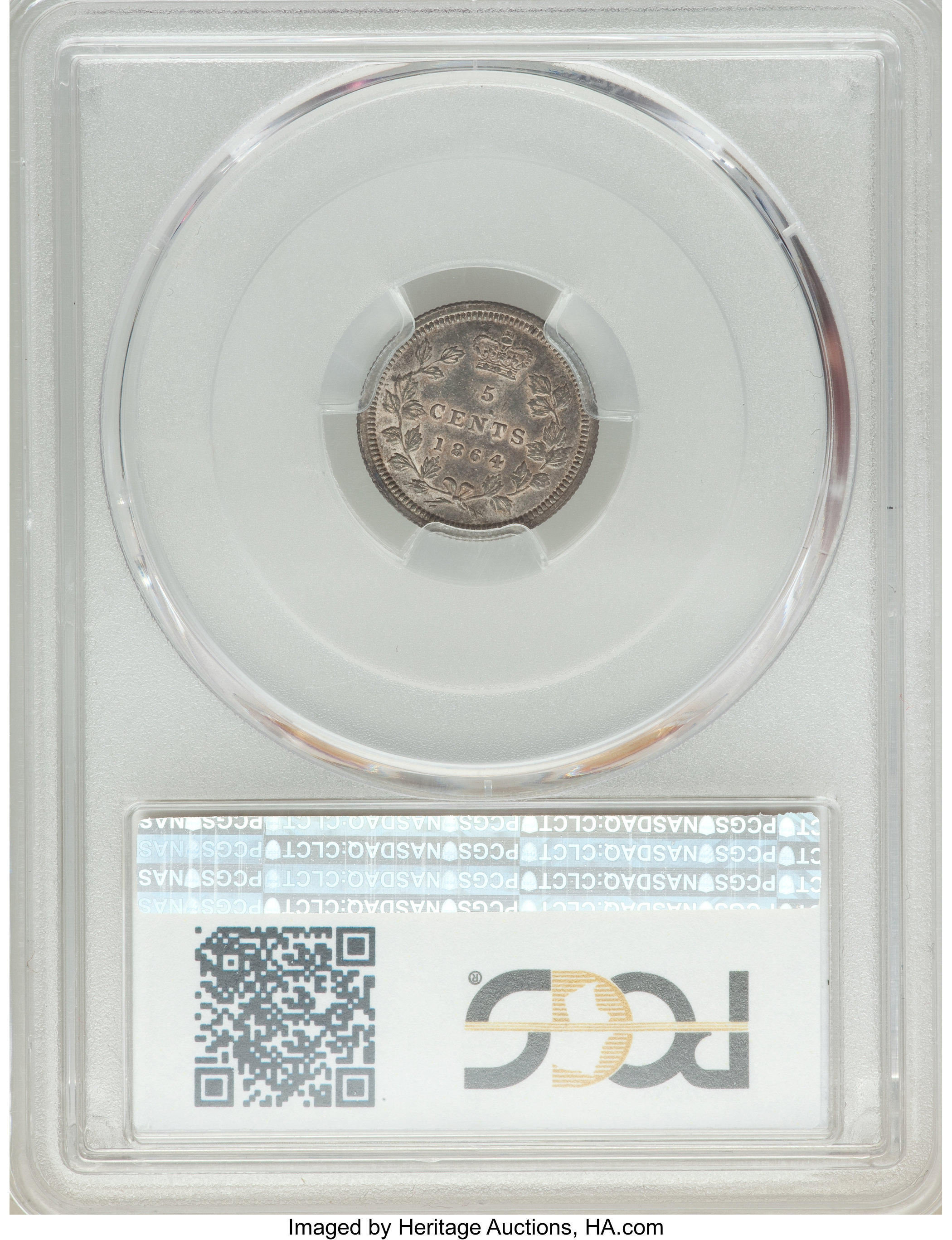 1864 5c New Brunswick, Small 6 VG10 thumbnail 8