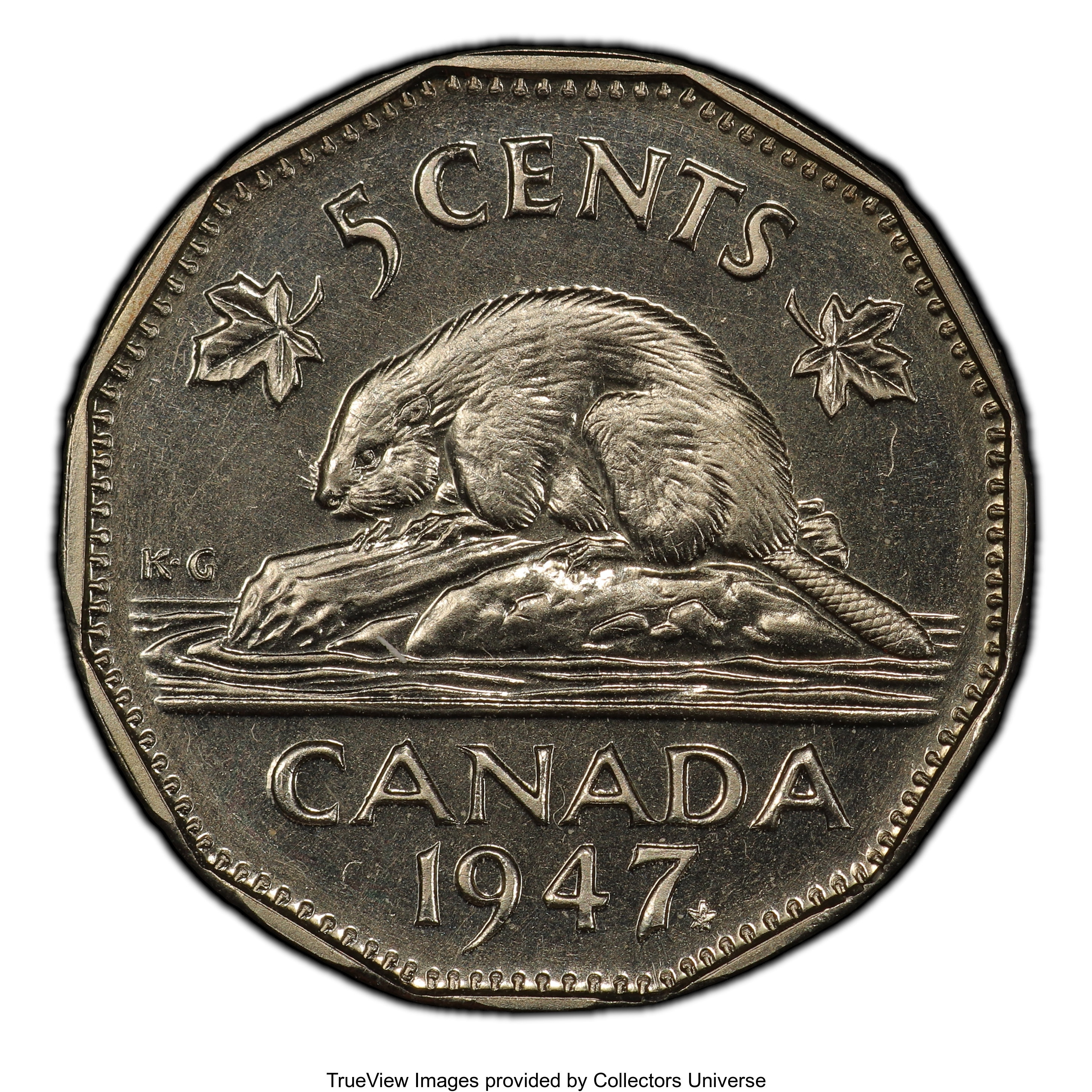1947 5c Maple Leaf MS66 thumbnail 4