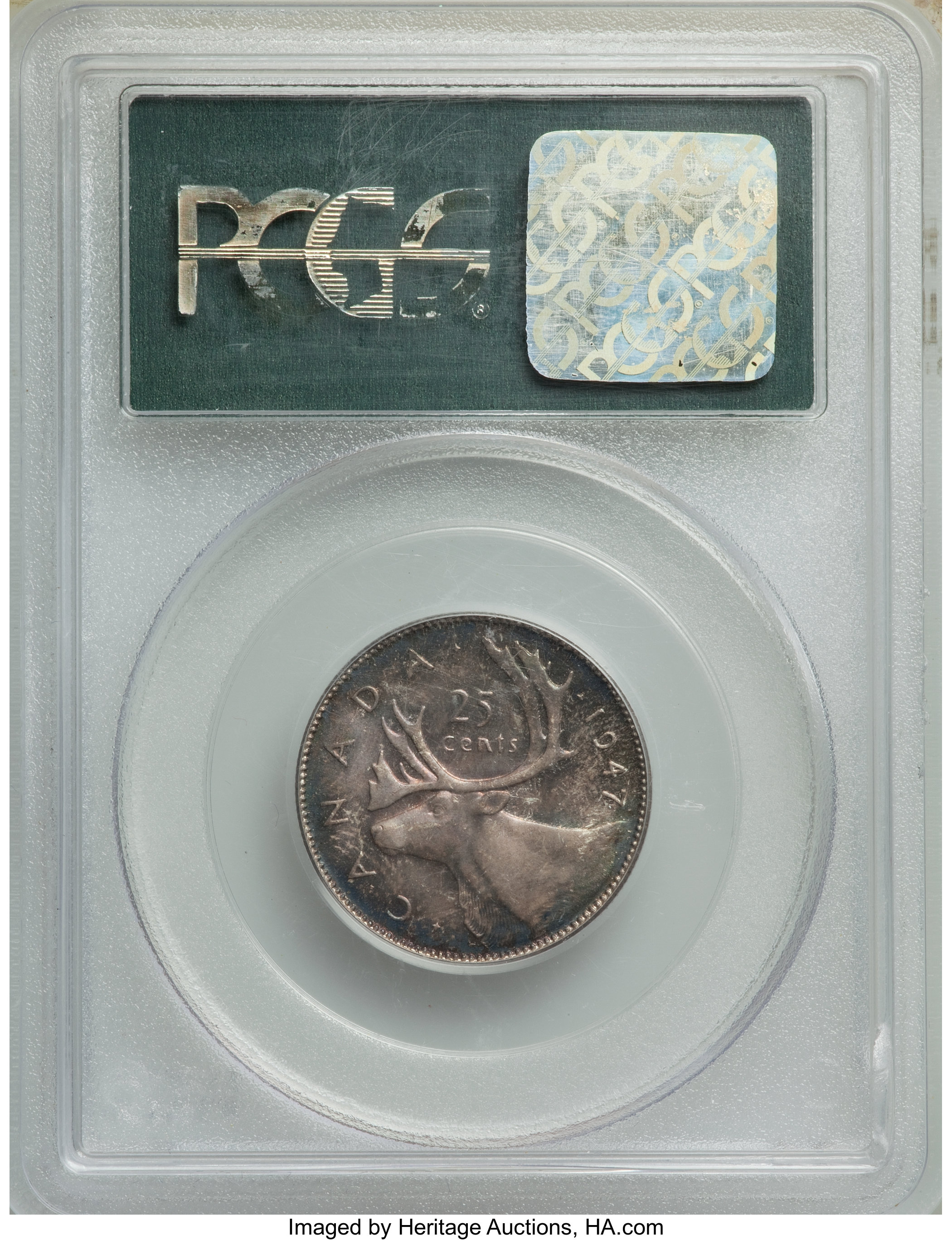 1947 25c Caribou, Dot G4 thumbnail 20