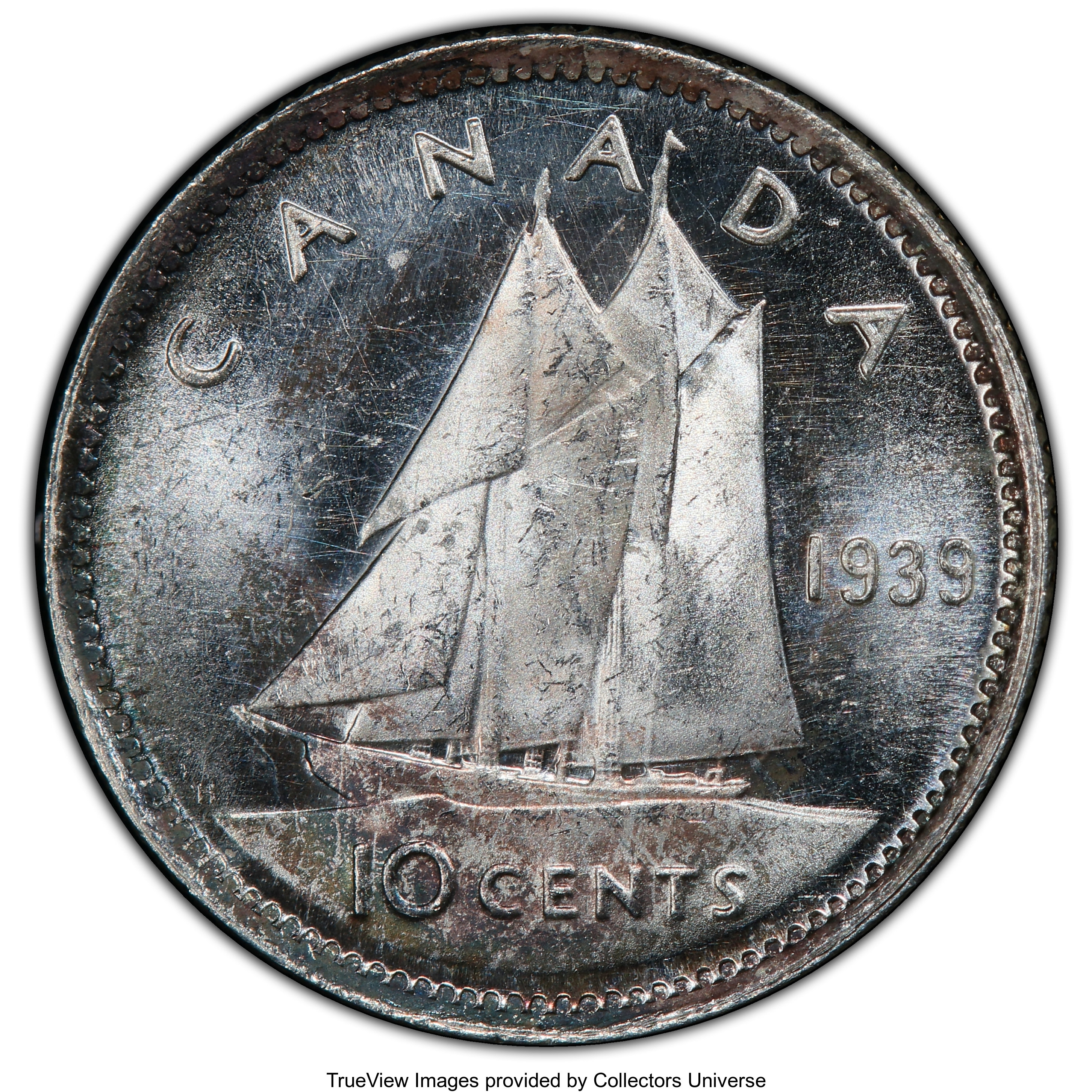 1939 10c Bluenose XF45 thumbnail 6