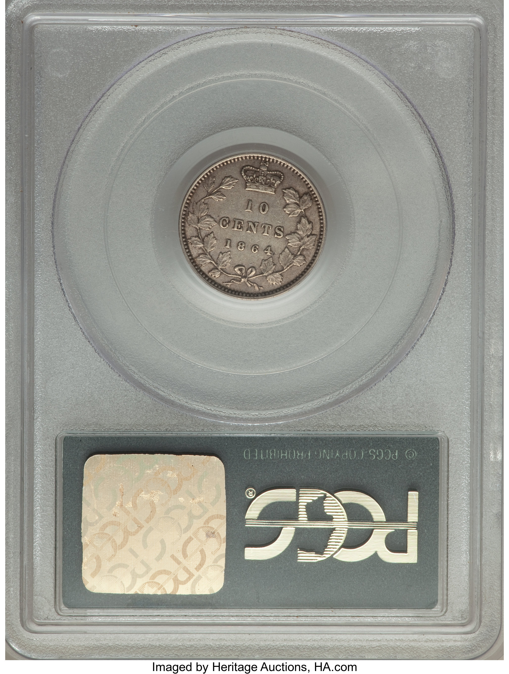 1864 10c New Brunswick MS60 thumbnail 14