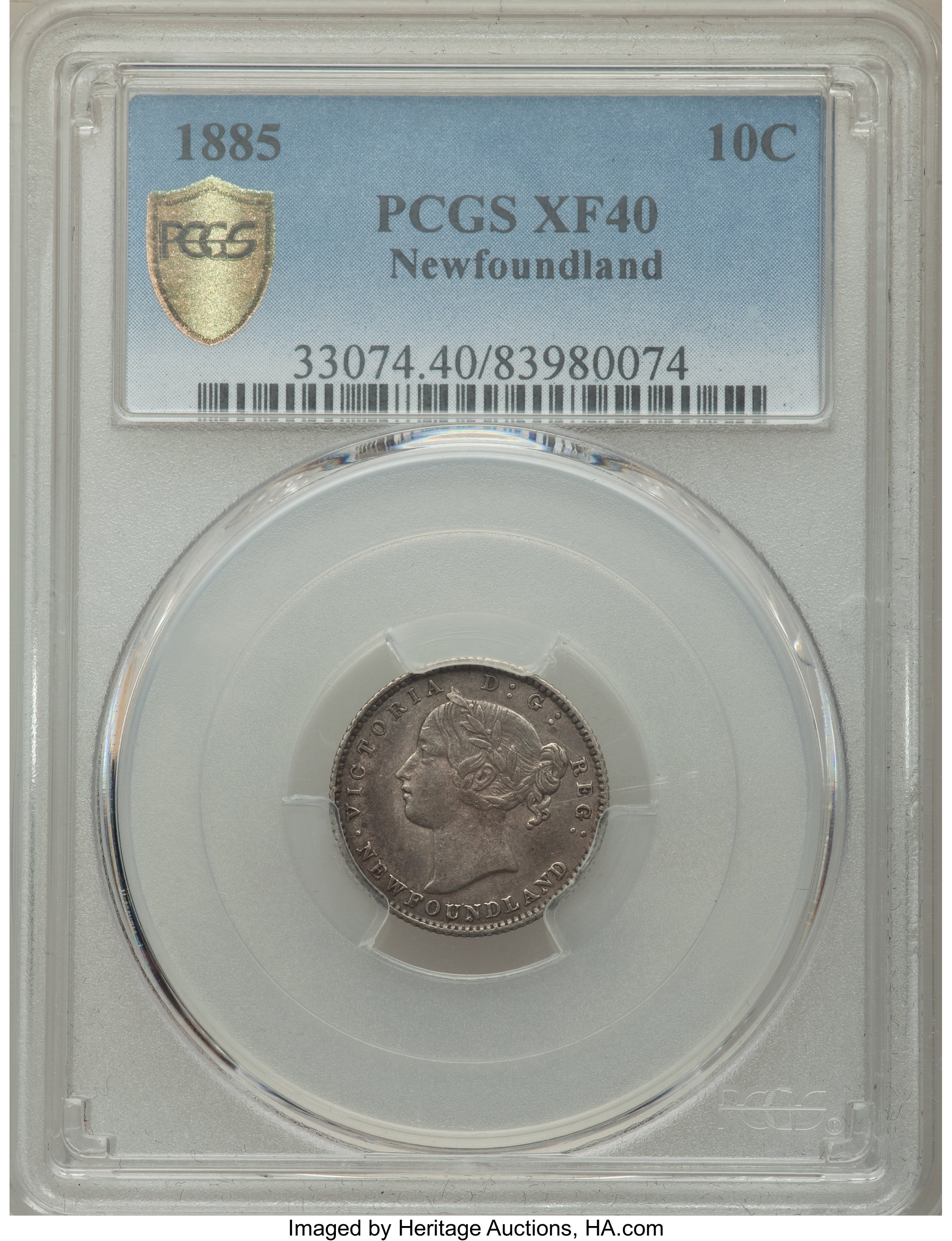 1885 10c Newfoundland VF25 thumbnail 6