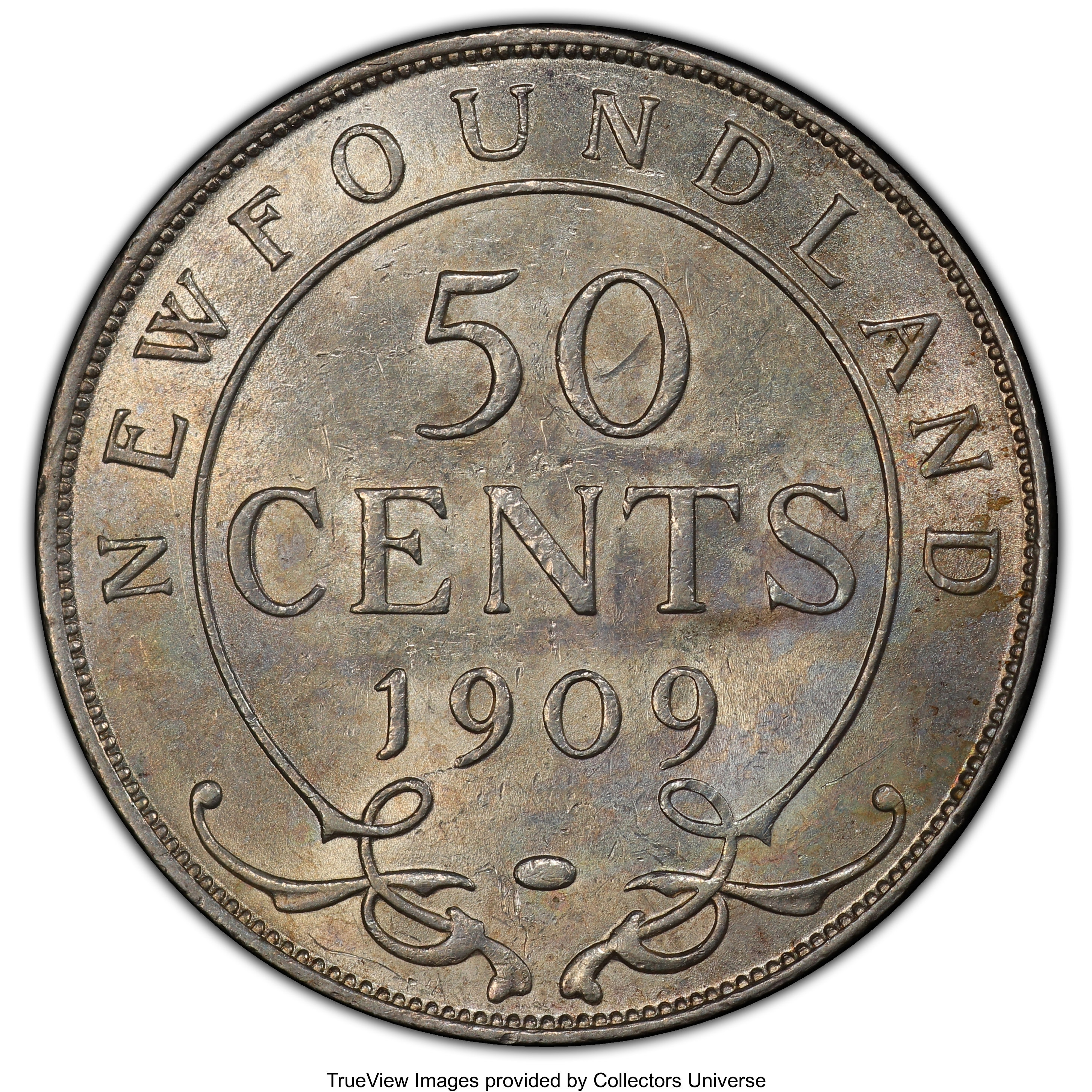 1909 50c Newfoundland VF20 thumbnail 12